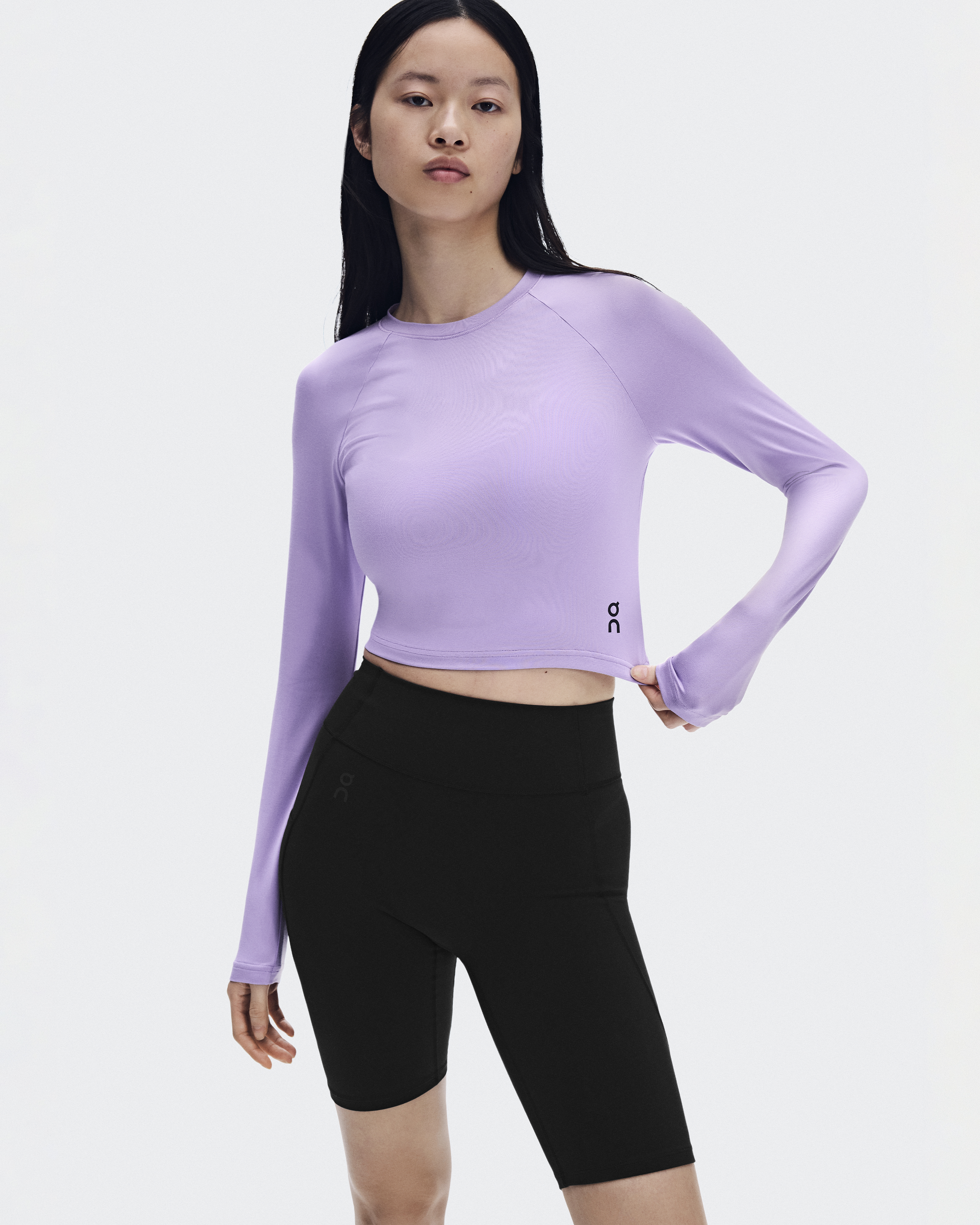 Women's Studio Long-T Crop | Pink | On Japan