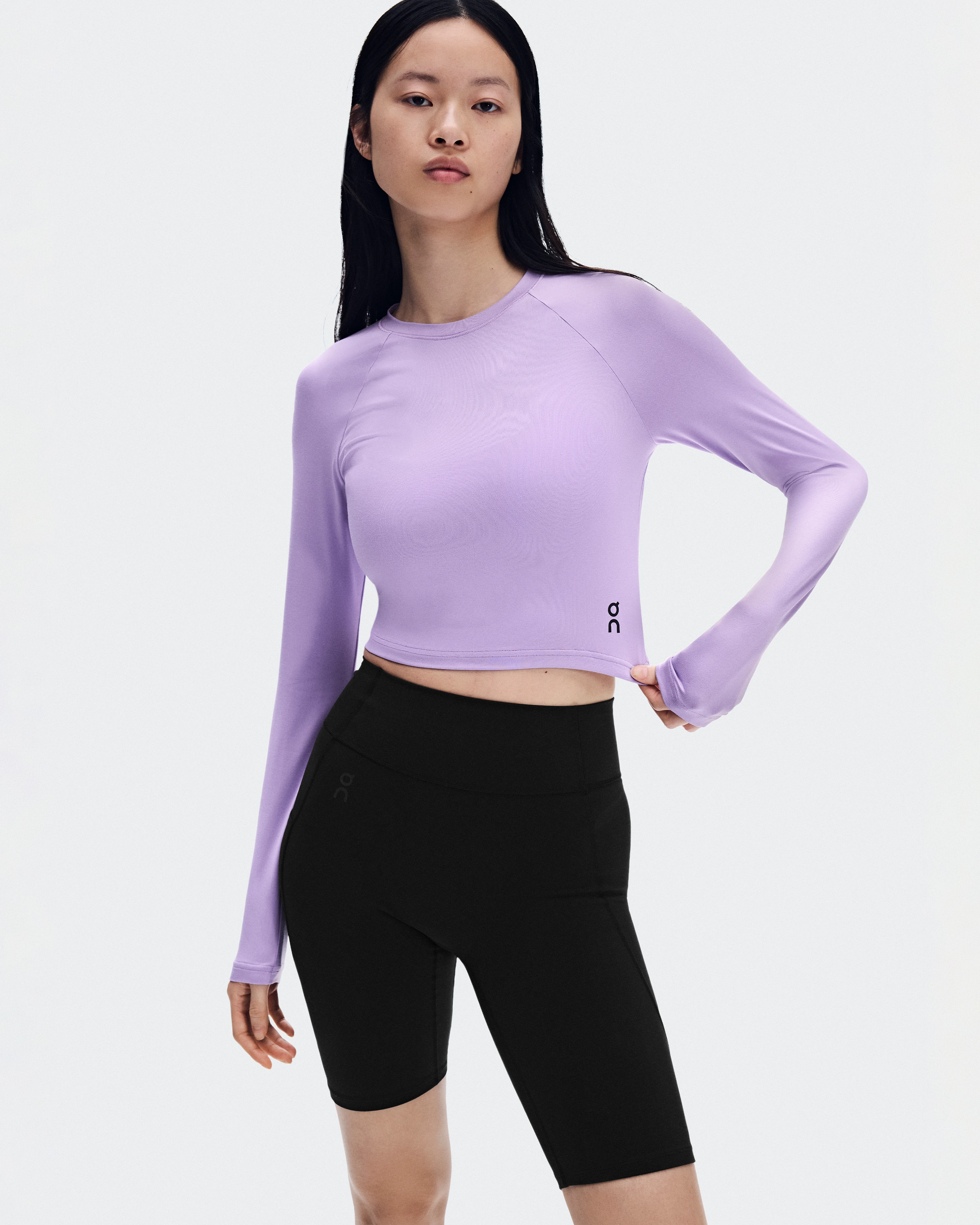 On Studio Long-T Crop Bloom Women Tops and t-shirts