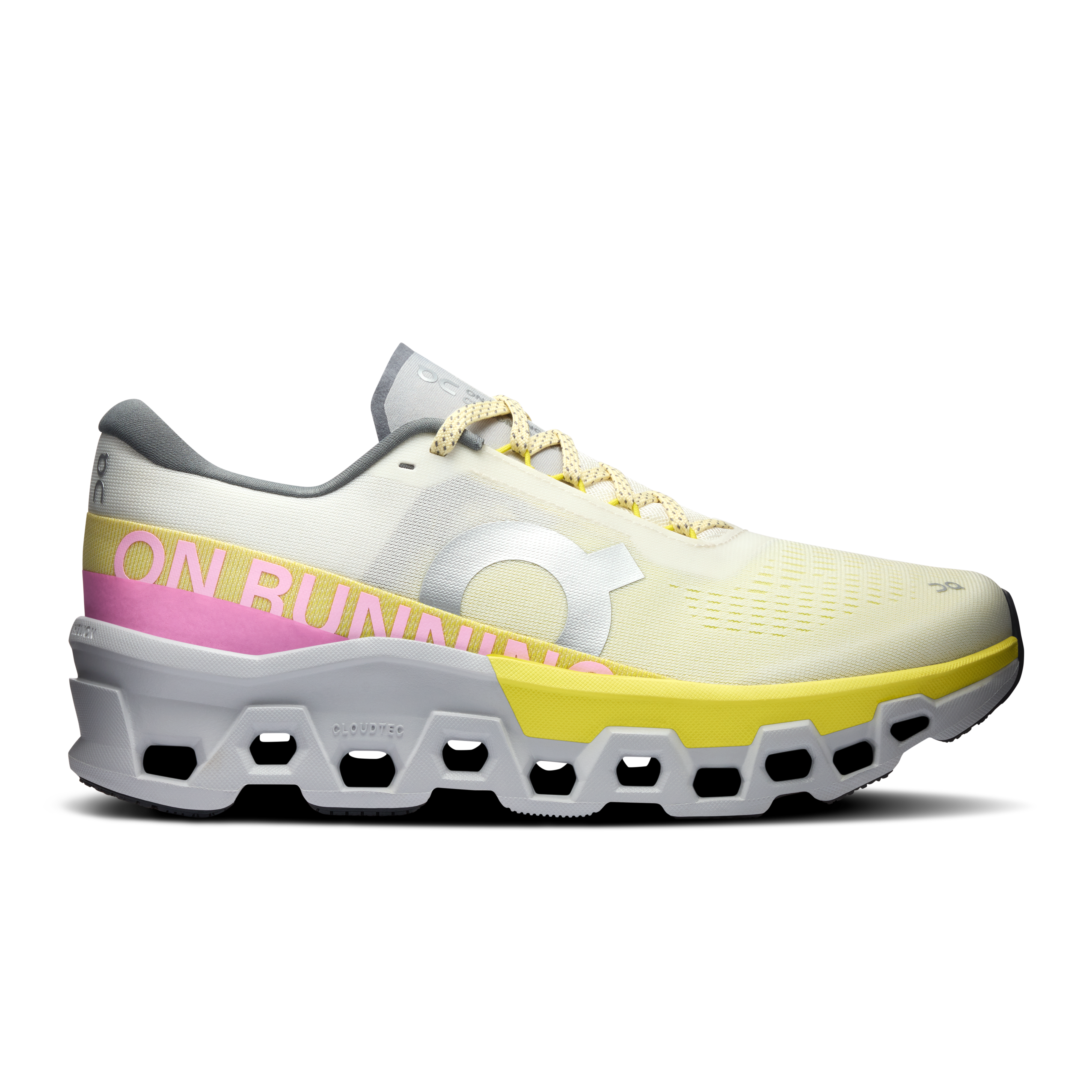On Cloudmonster 2 Beige Yellow Men Men – Road running, long runs, maximum cushioning Shoes