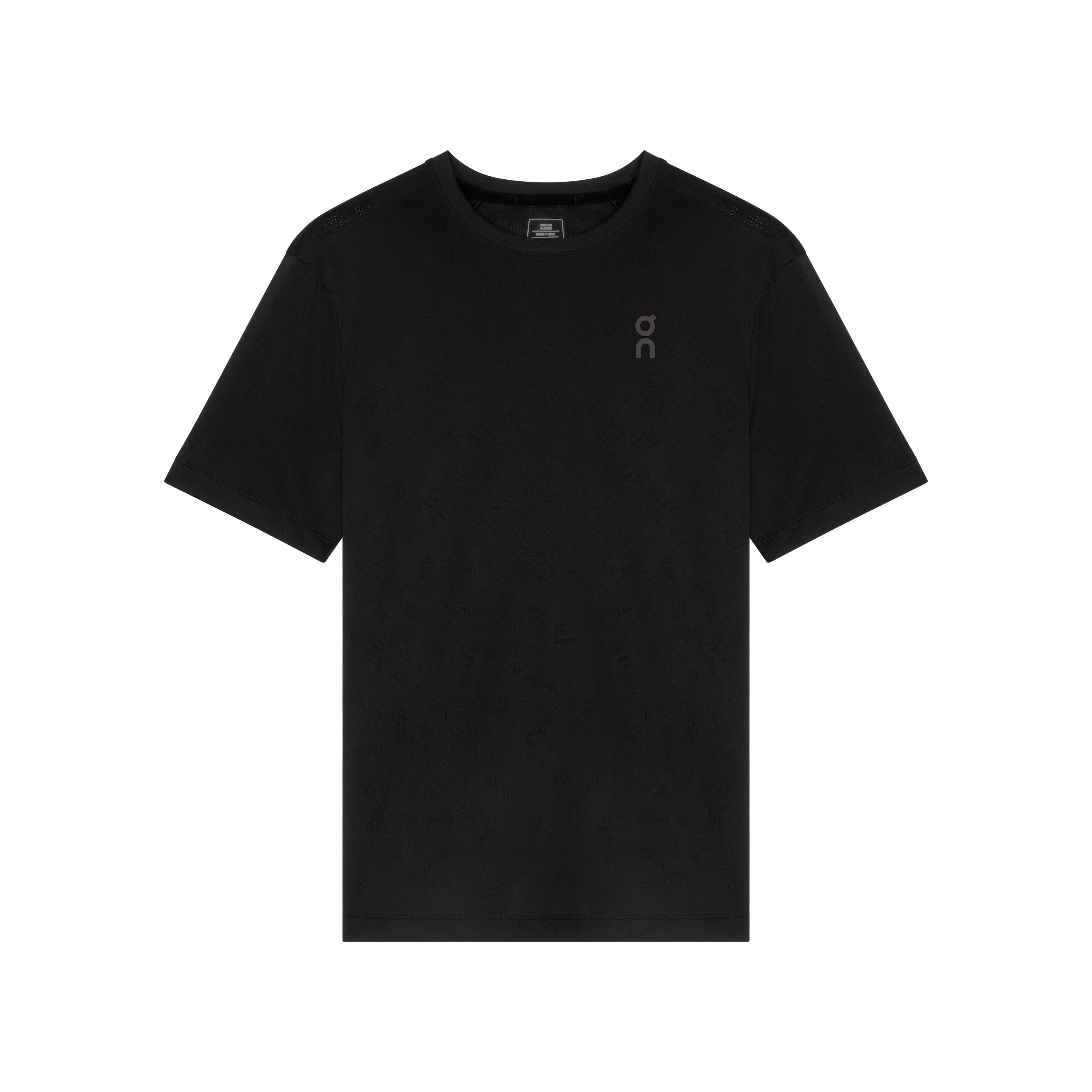 Core-T Grid Short-Sleeve Shirt in Black