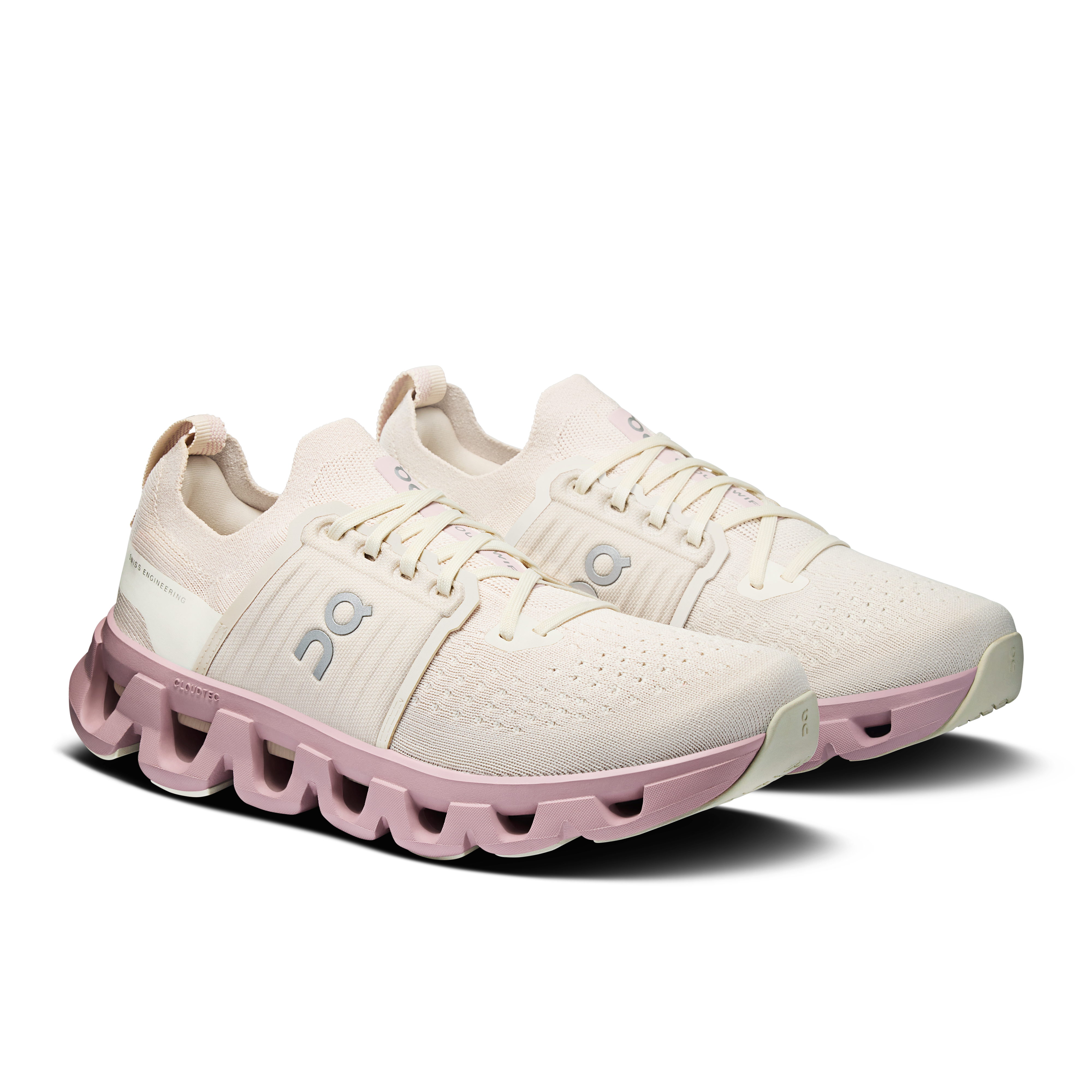 On Cloudswift 4 Pearl & Mauve Femme Running sur route Chaussures