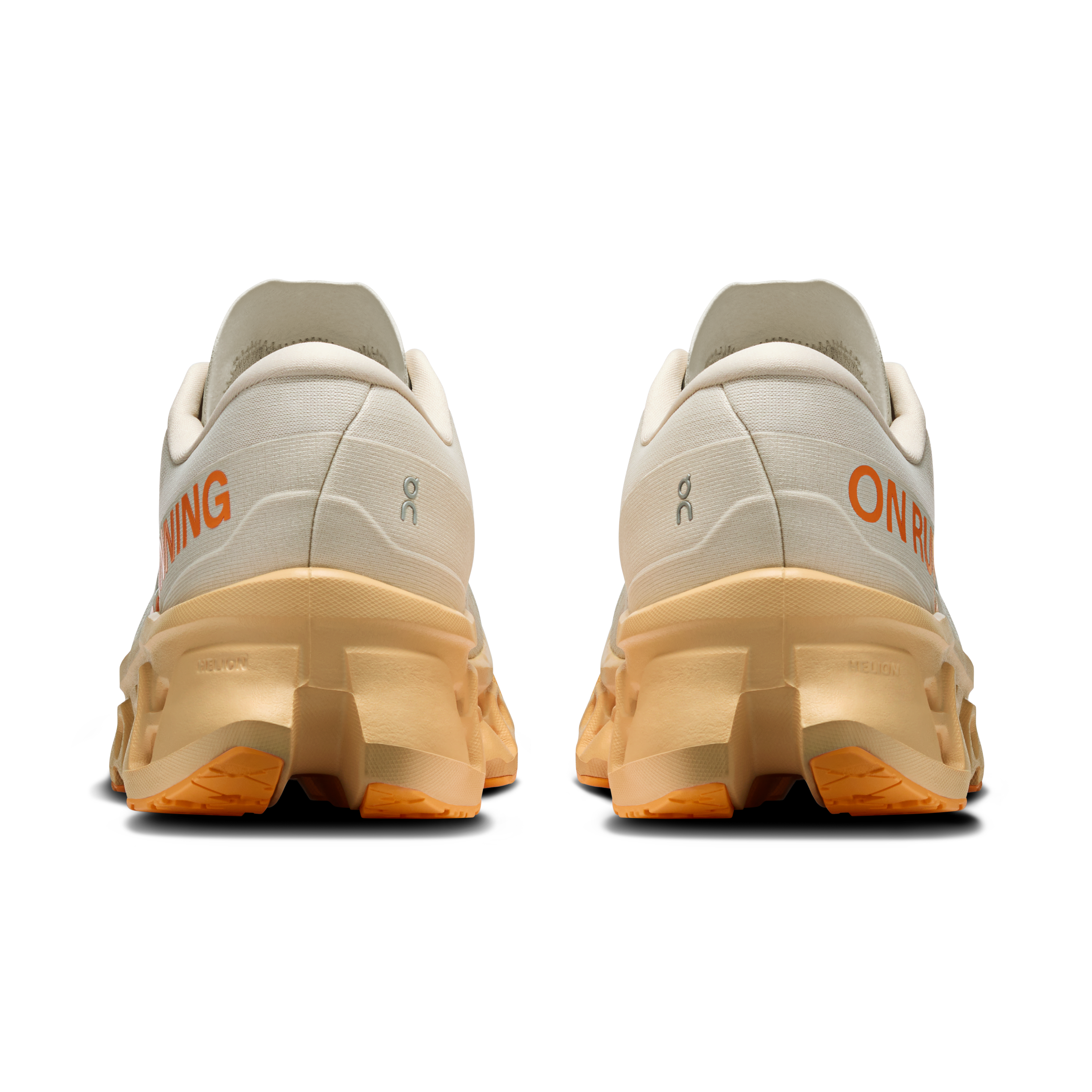On Cloudmonster 3 Pelican & Squash Homme – Running quotidien, foulées réactives Chaussures