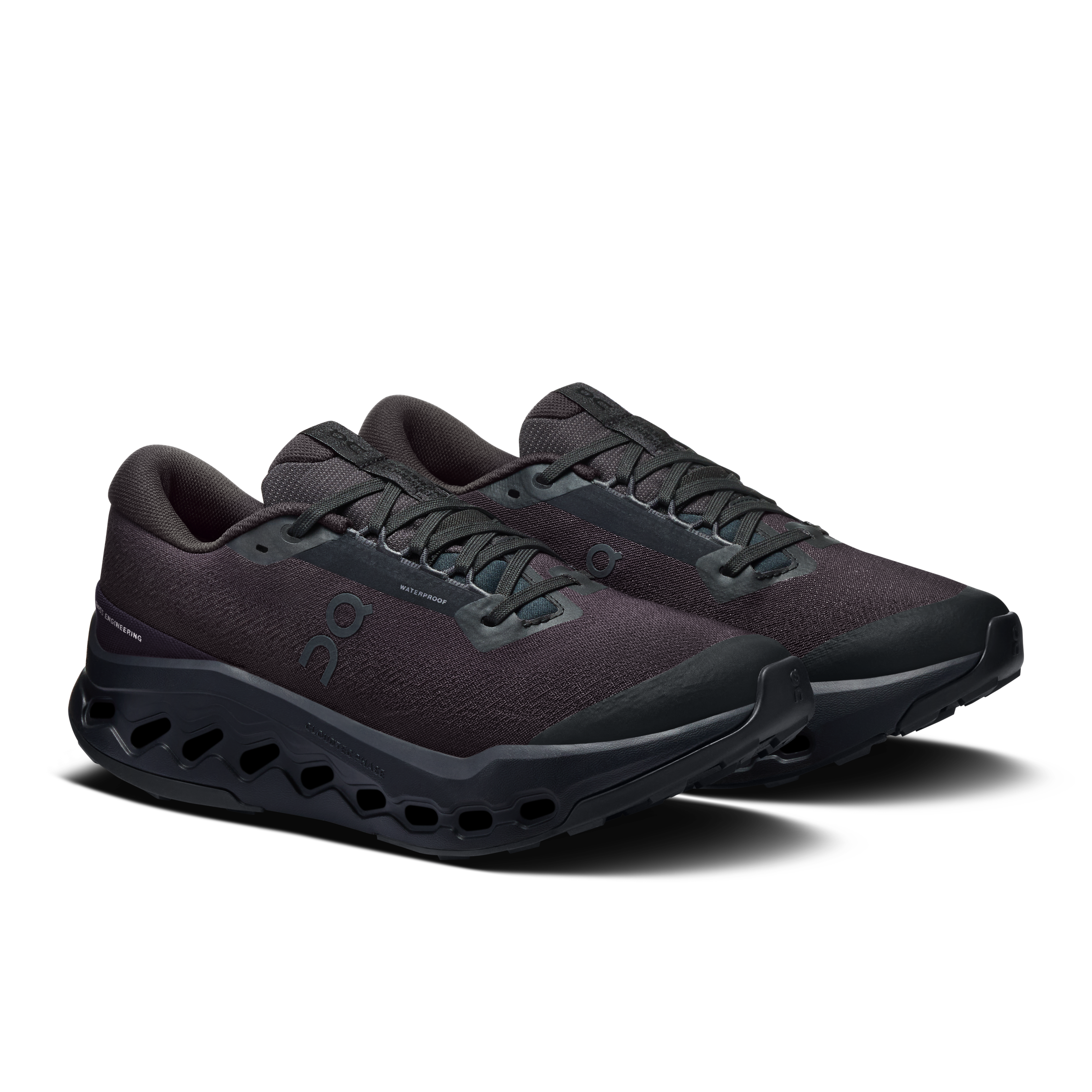 On Cloudsurfer Trail 2 Waterproof Black & Black Women Trail running Shoes