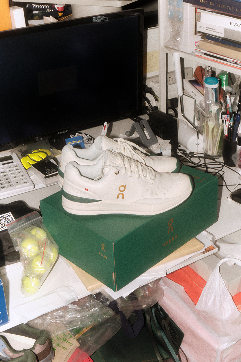 On × BEAMS collaboration design story fusing tennis wear with