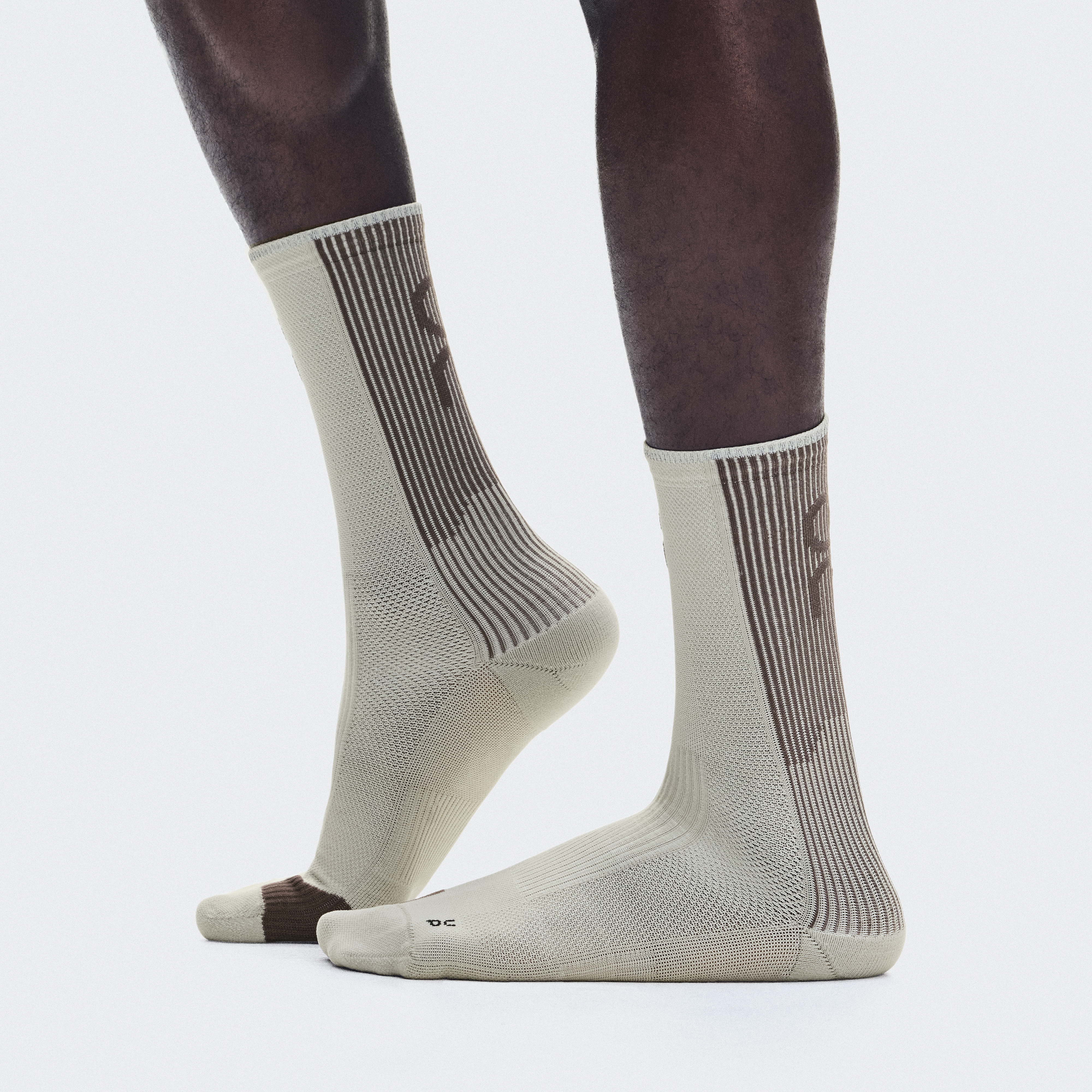 Performance Run Sock High in Brume/Clove