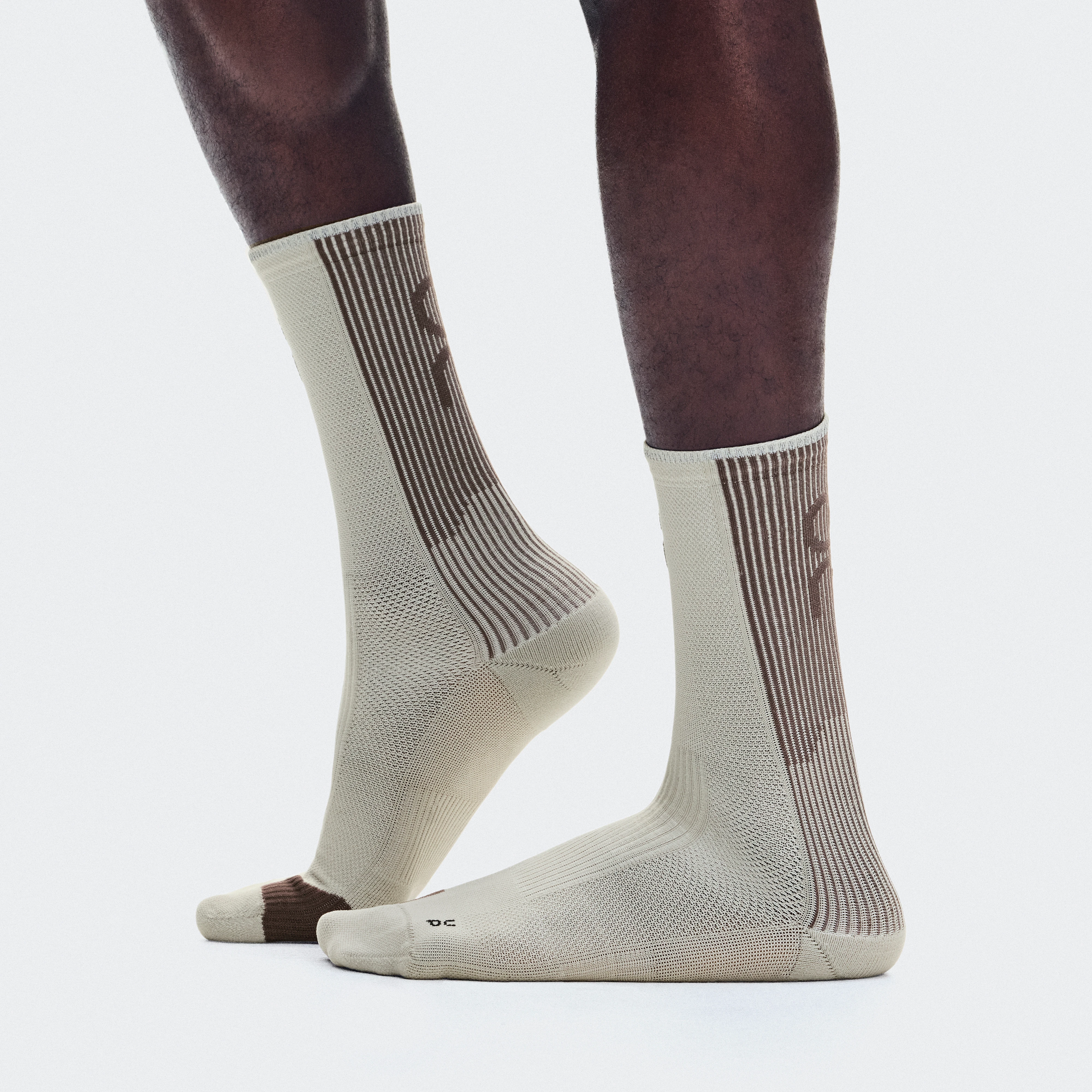 On Performance Run Sock High Brume & Clove Unisex – Performance running, breathable, cushioning Socks