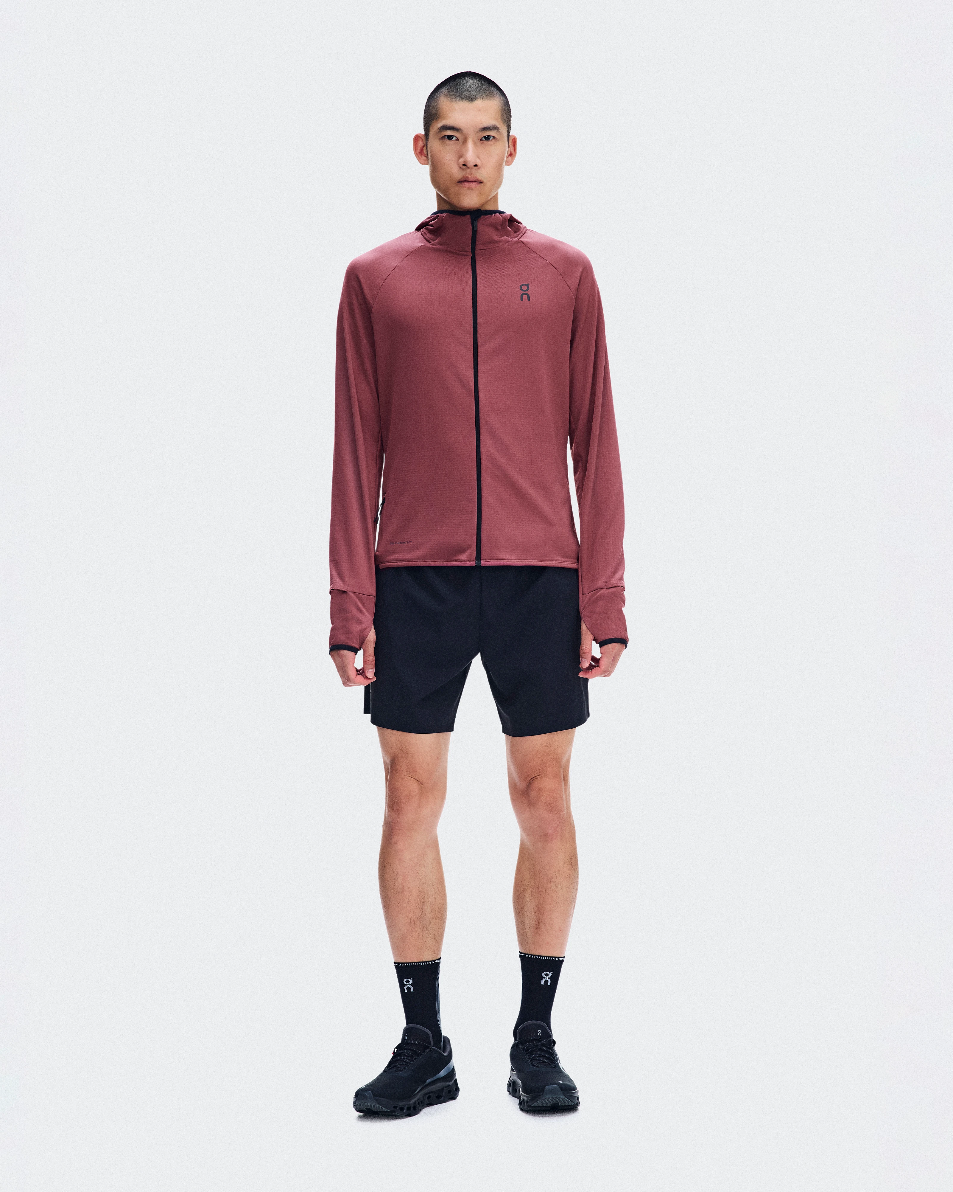 On Climate Zip Hoodie Barberry Men Hoodies and sweatshirts