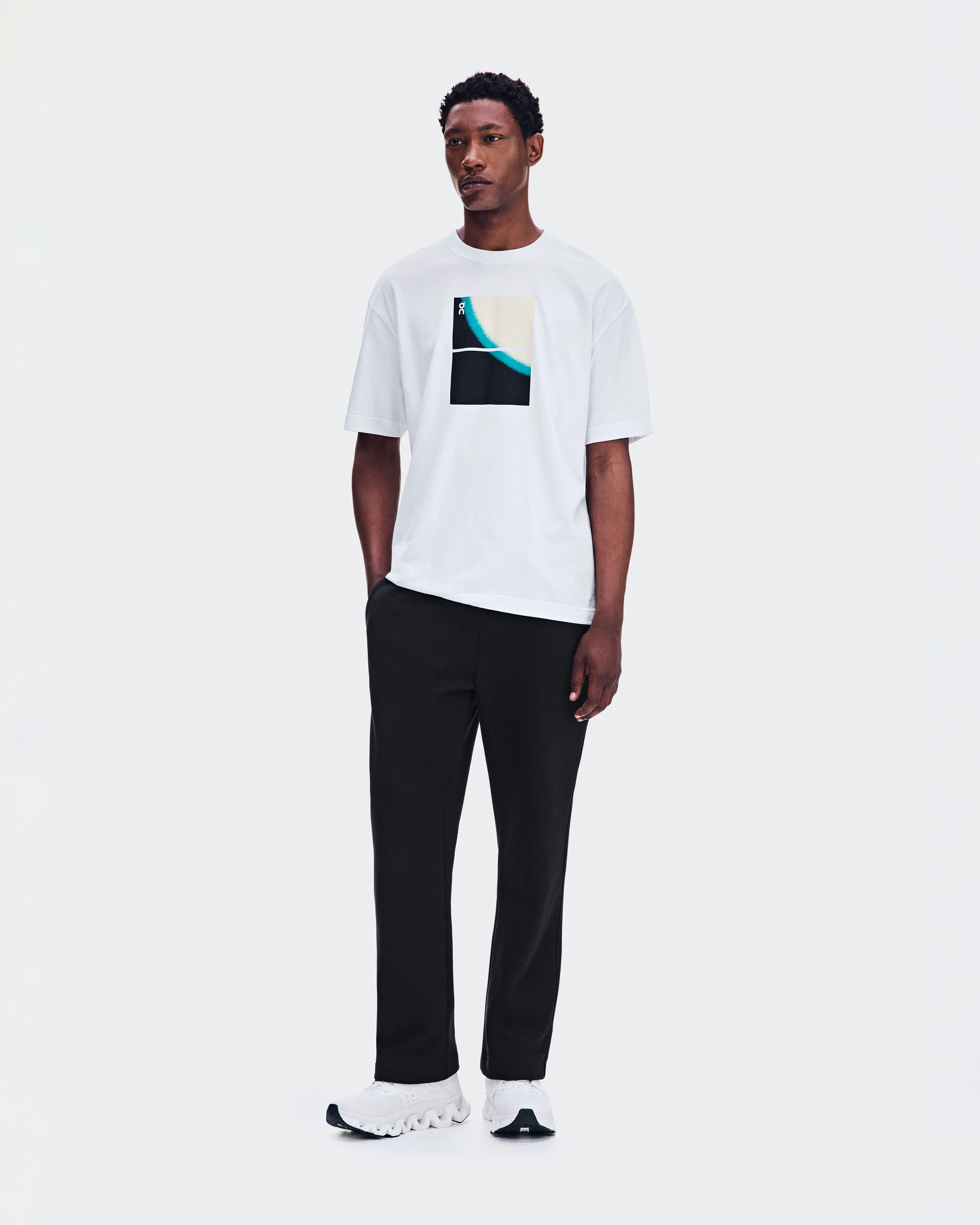 On Club-T Swing White Men Tops and t-shirts