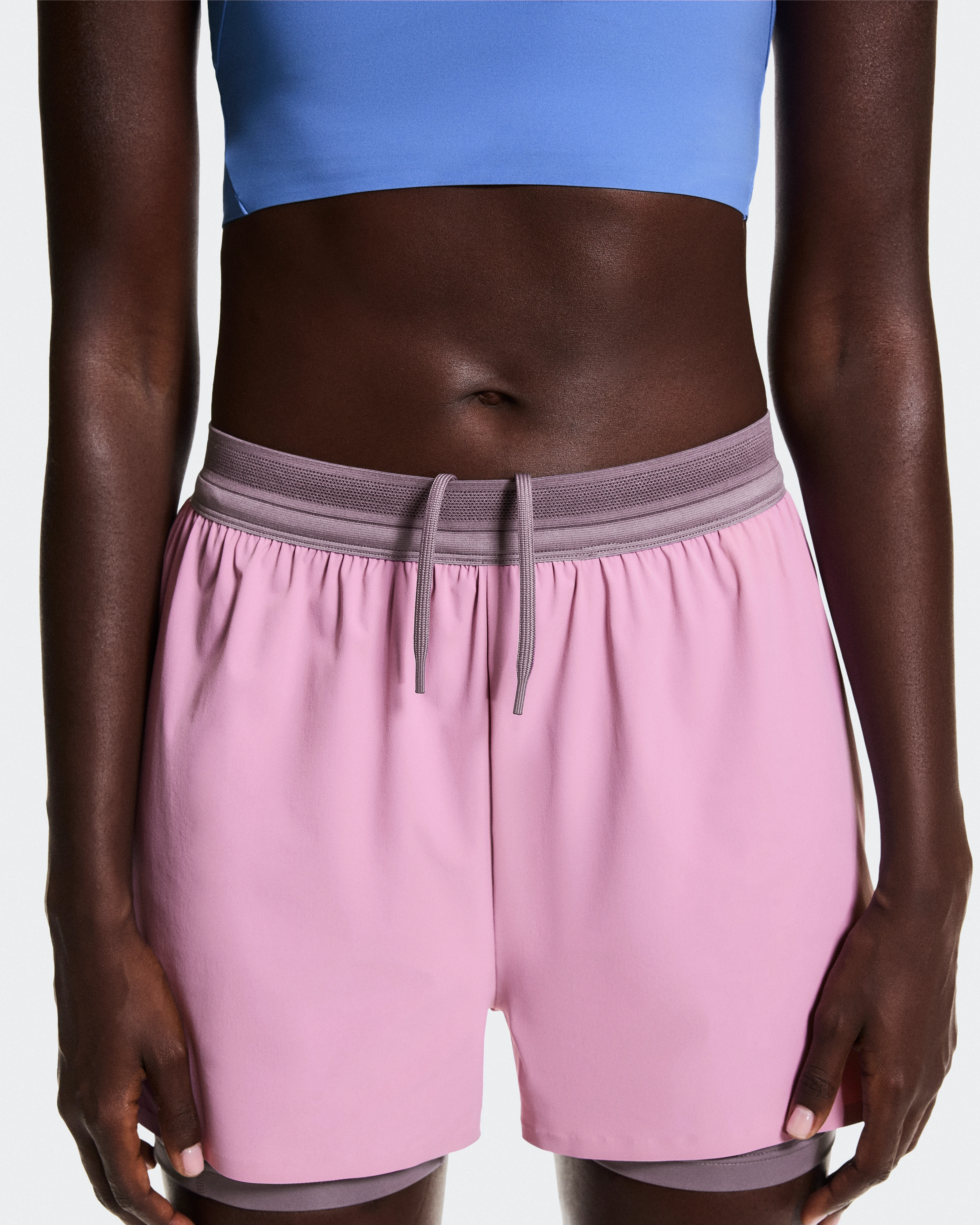 On 3" Performance 2/1 Shorts Sakura & Dewberry Women Shorts