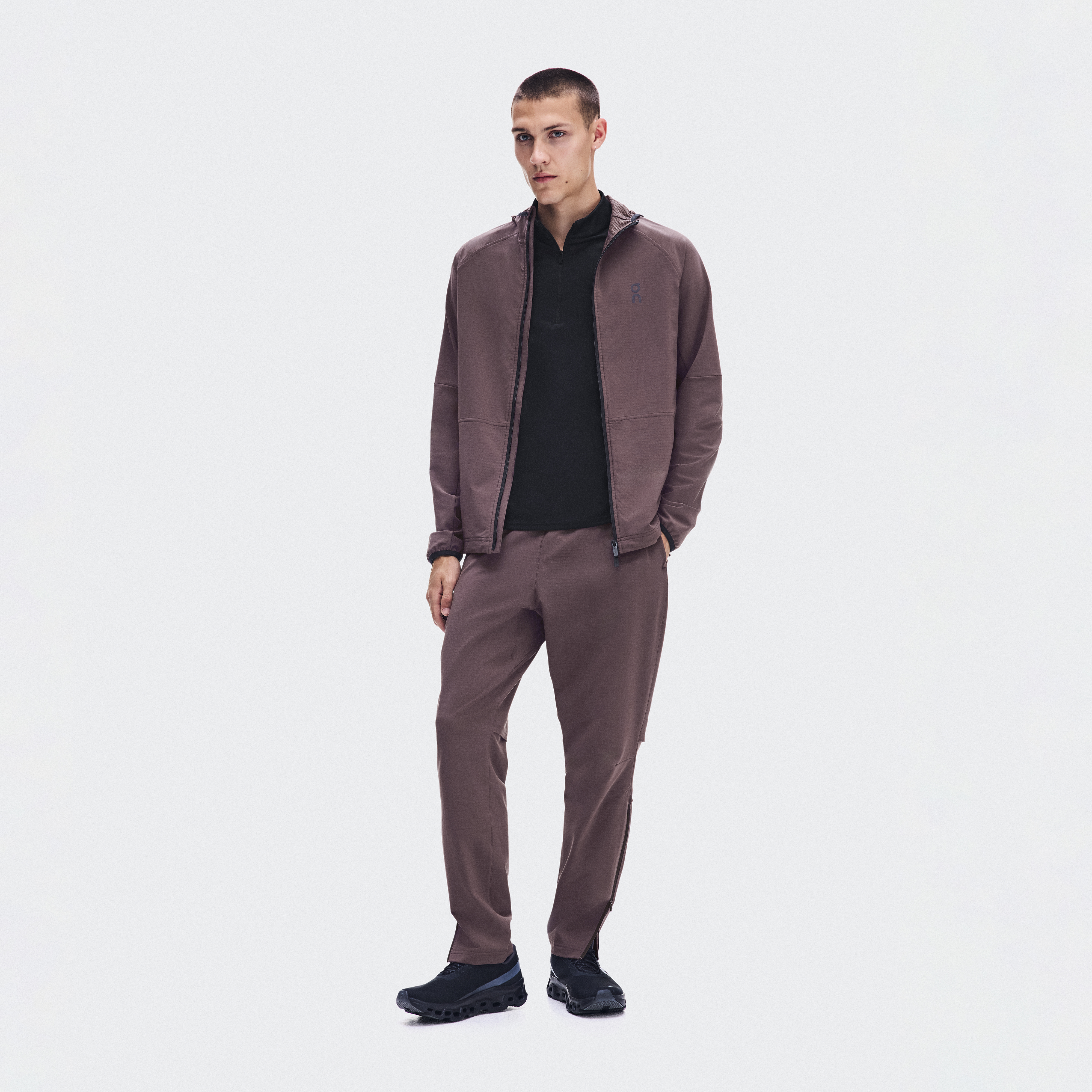 Weather Hoodie in Mulberry