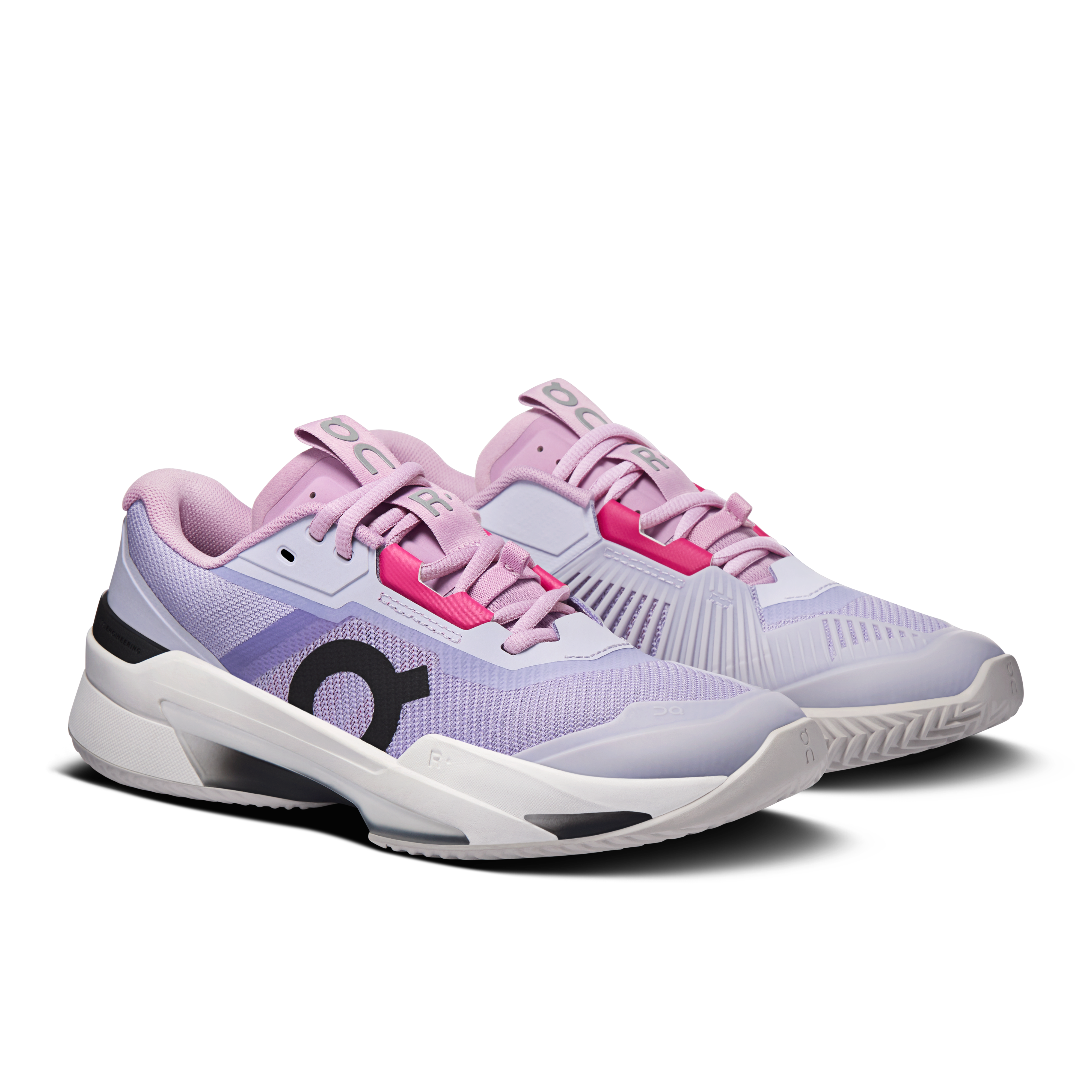 On THE ROGER Pro Fire Clay Bloom & Black Mujer Tenis Calzado
