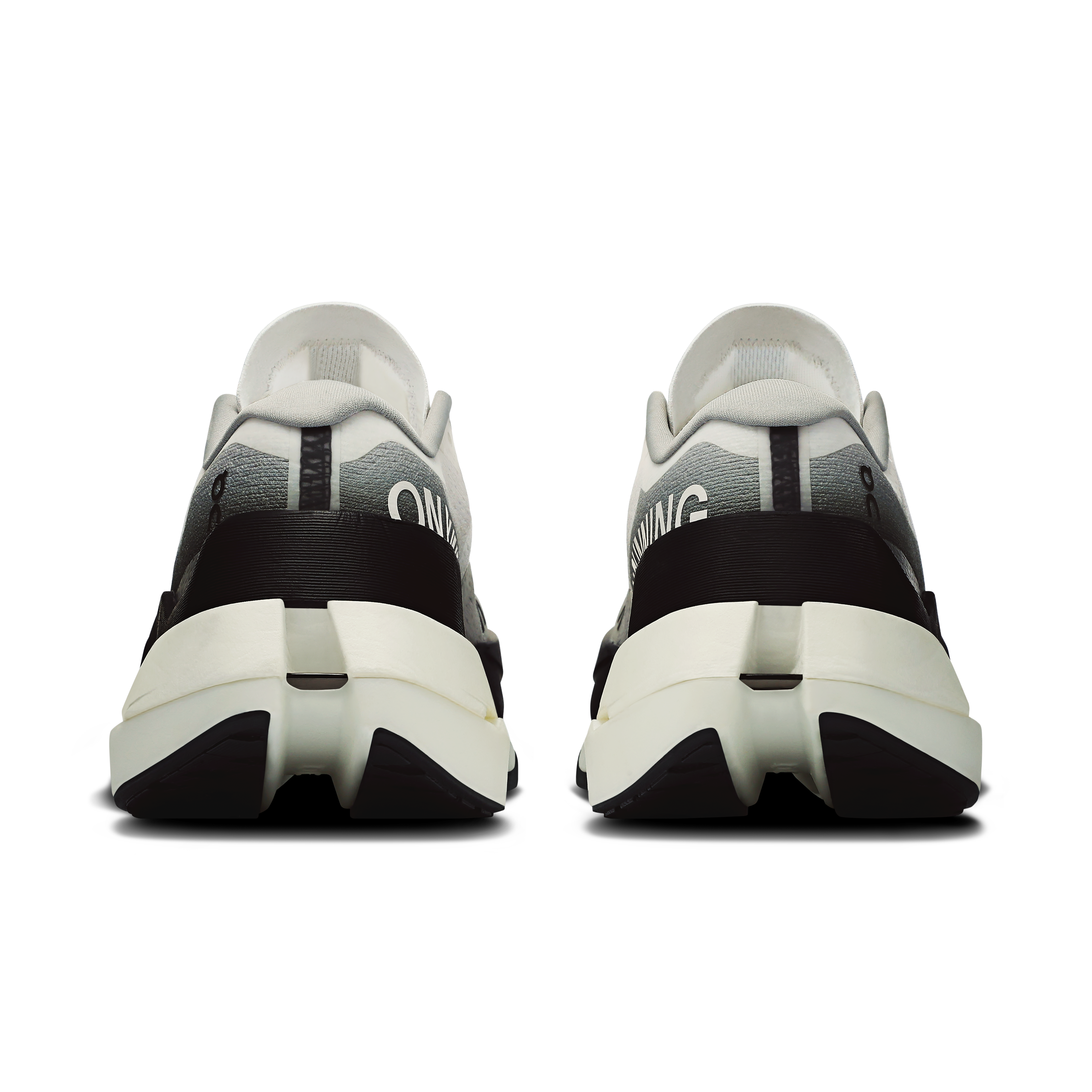 On Cloudboom Max White & Black Women Road running Shoes