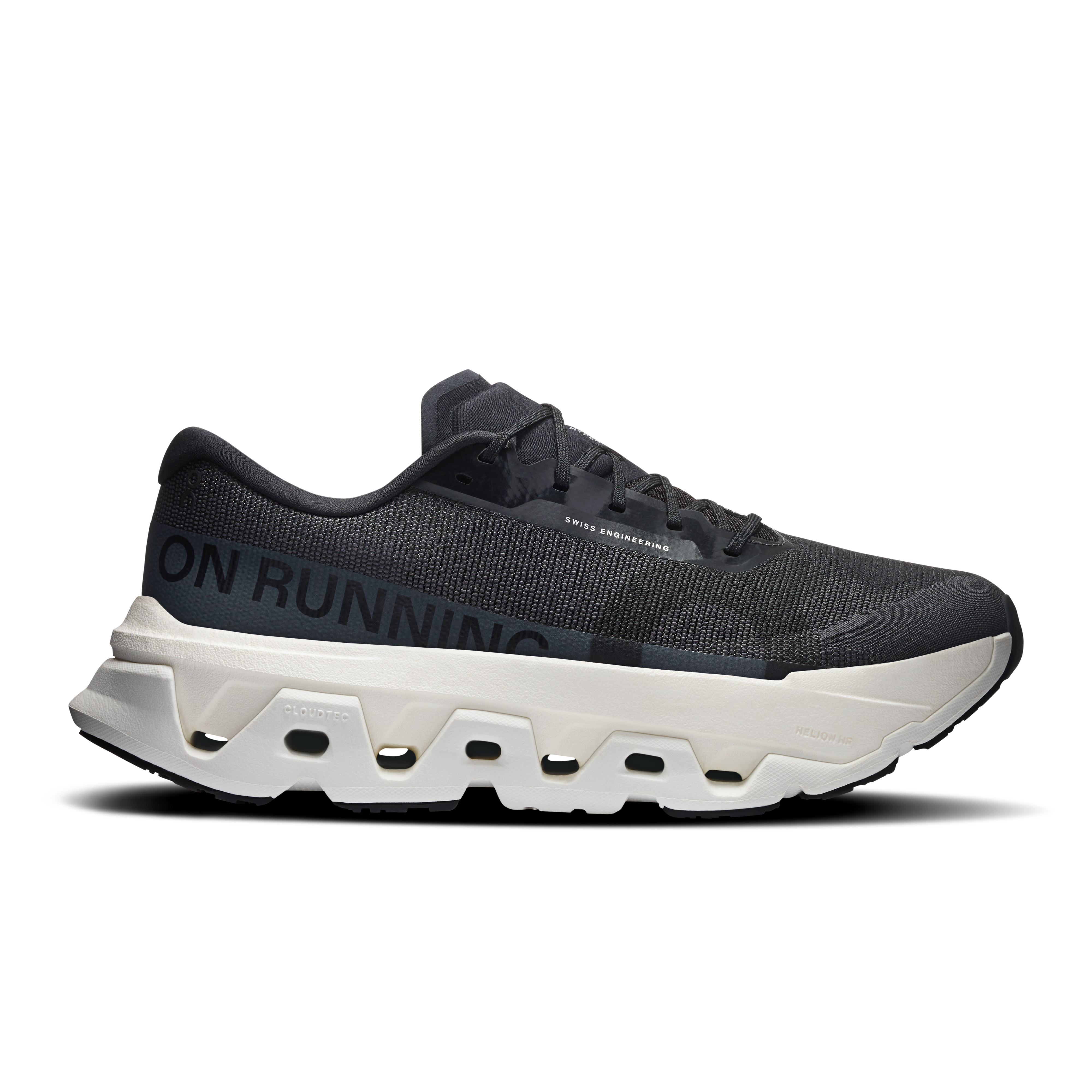 Cloudmonster 3 Hyper Road Running Shoe in Black/Ivory