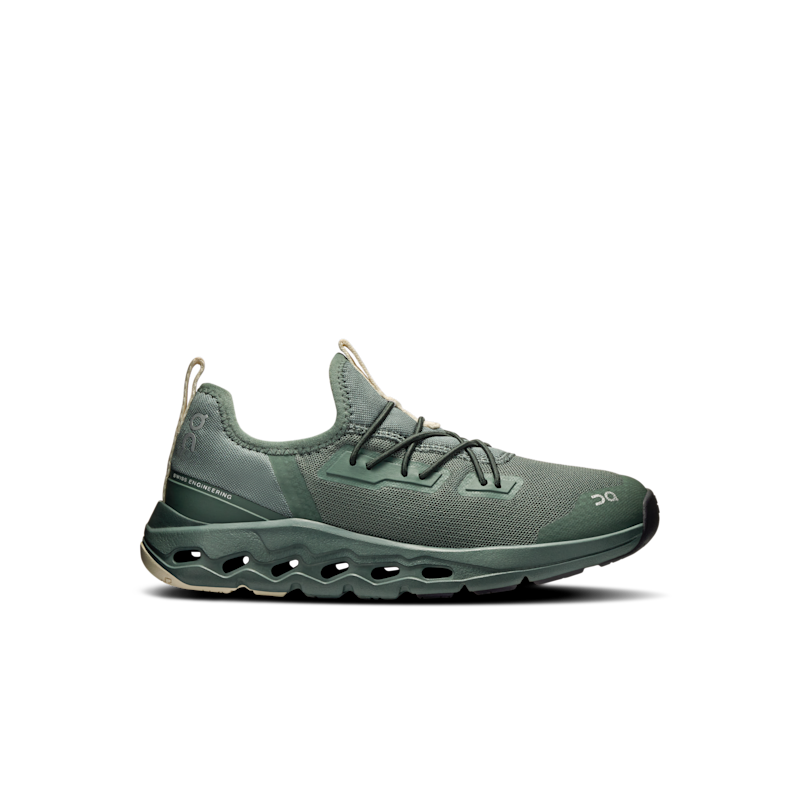 On Cloudleap Lifestyle Shoe in Olive/Ghost, Size: 12.5, Recycled Polyester
