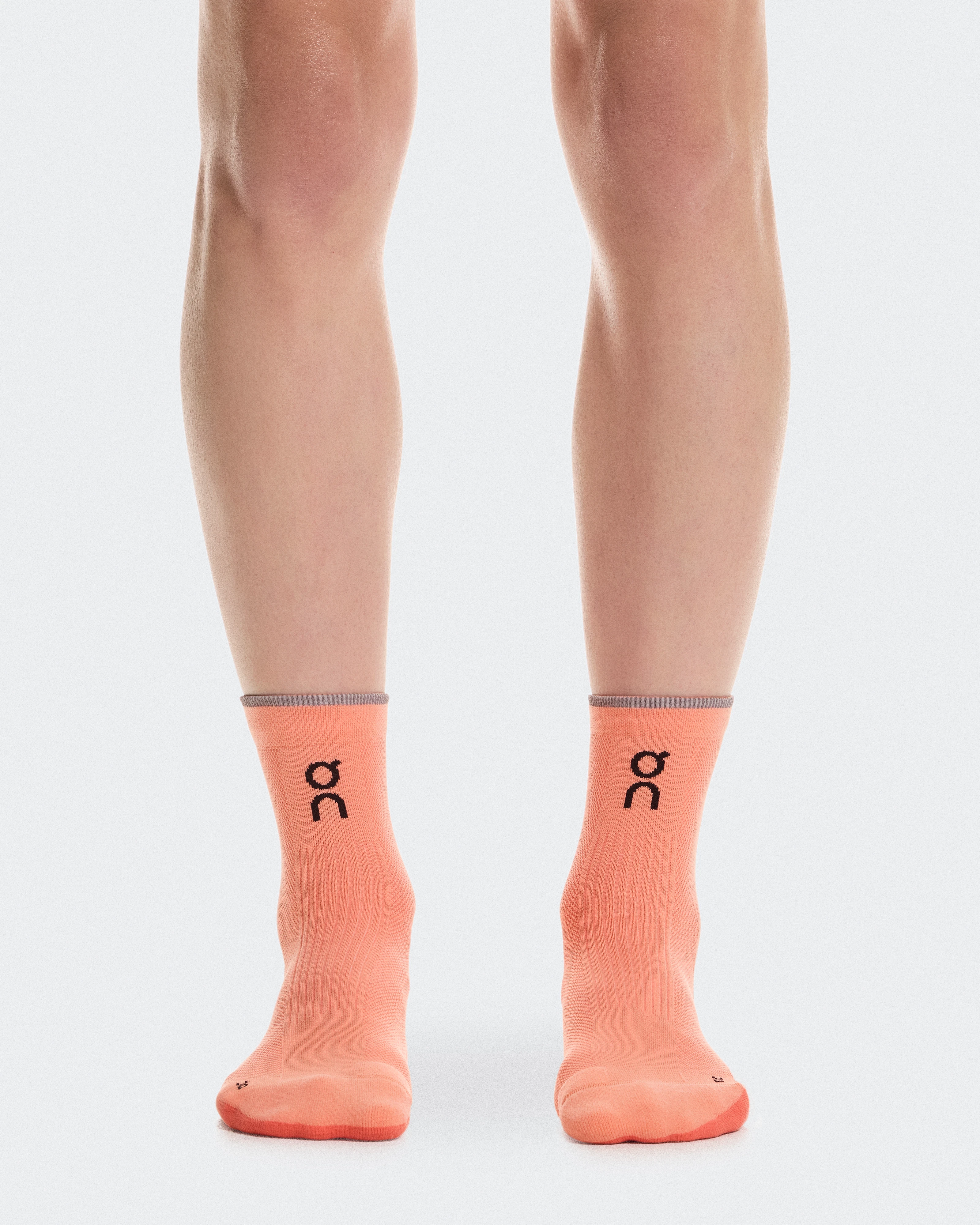 On Elite Run Sock Mid Sunstone & Reef Unisex Socks