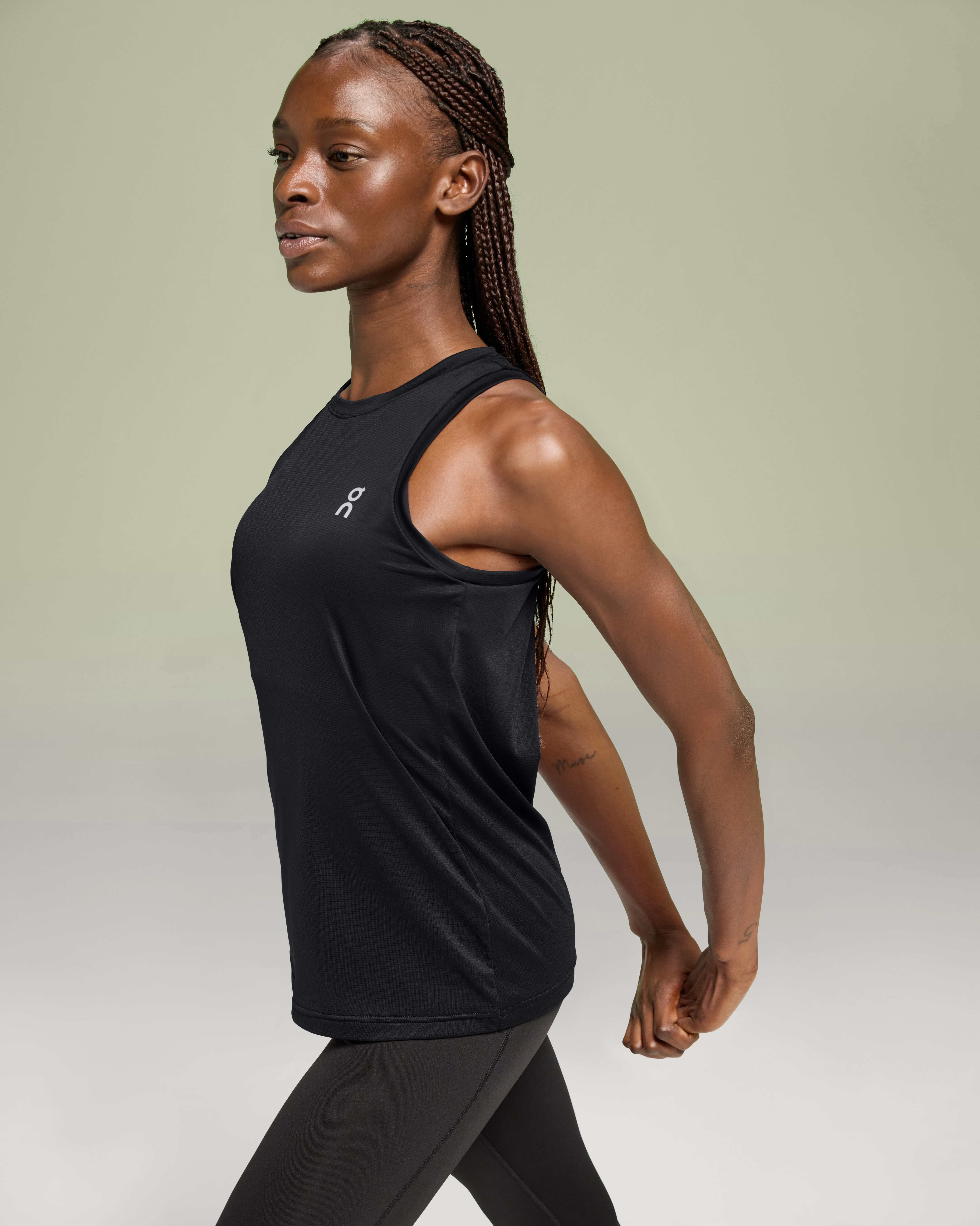 On Core Tank Black Women Tops and t-shirts