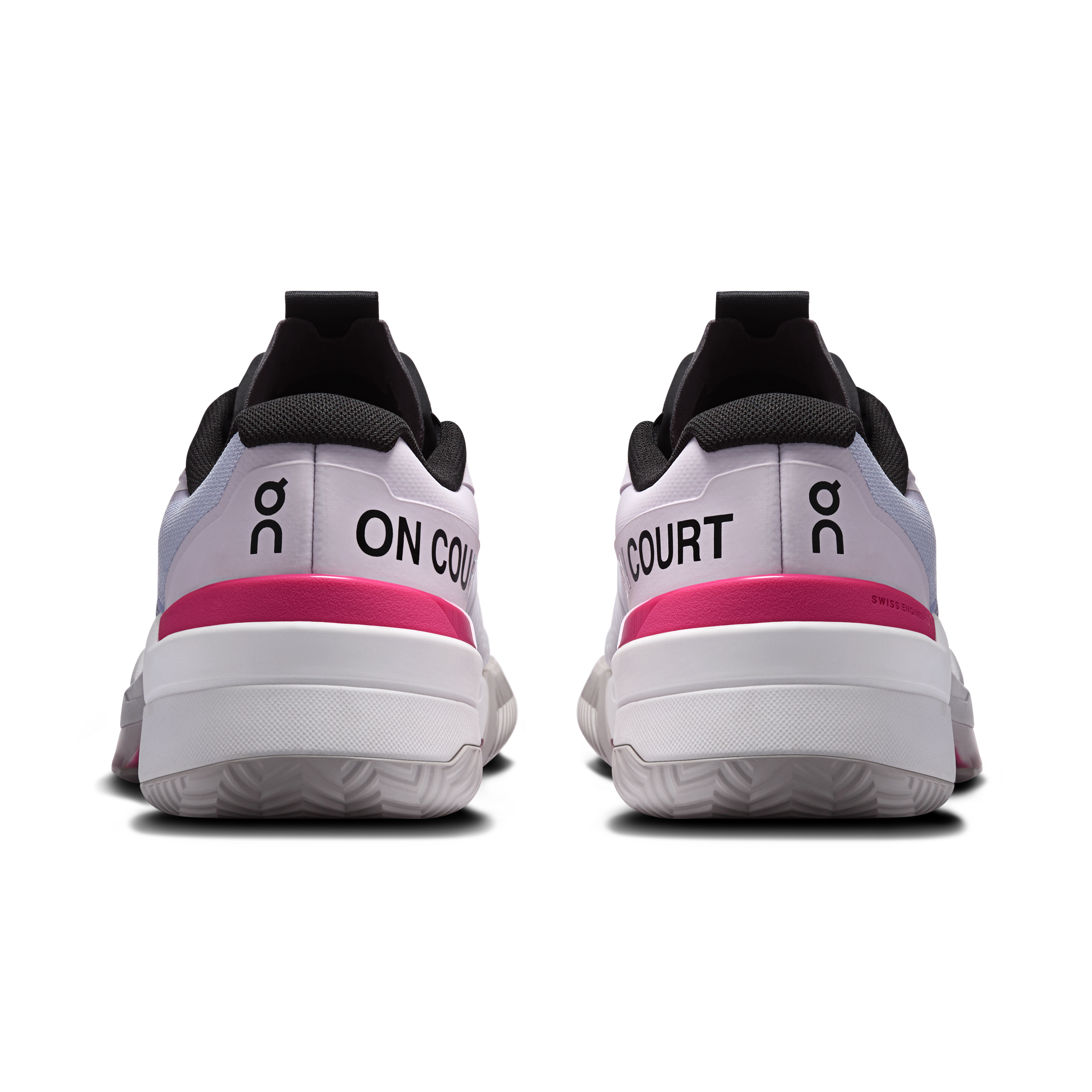 On THE ROGER Pro Fire Clay Thistle & Pink Men Tennis Shoes