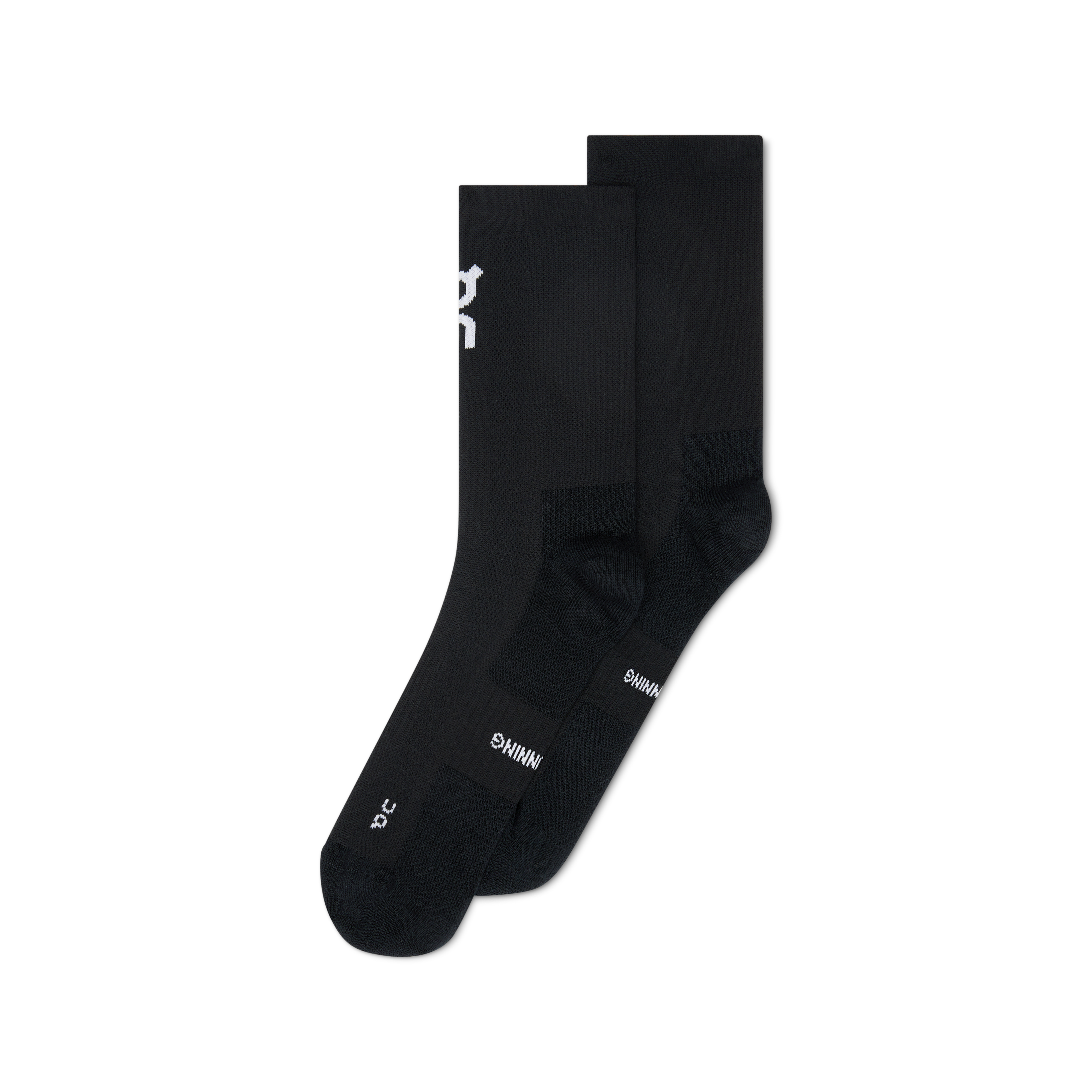 Core Run Sock High 2P in Black