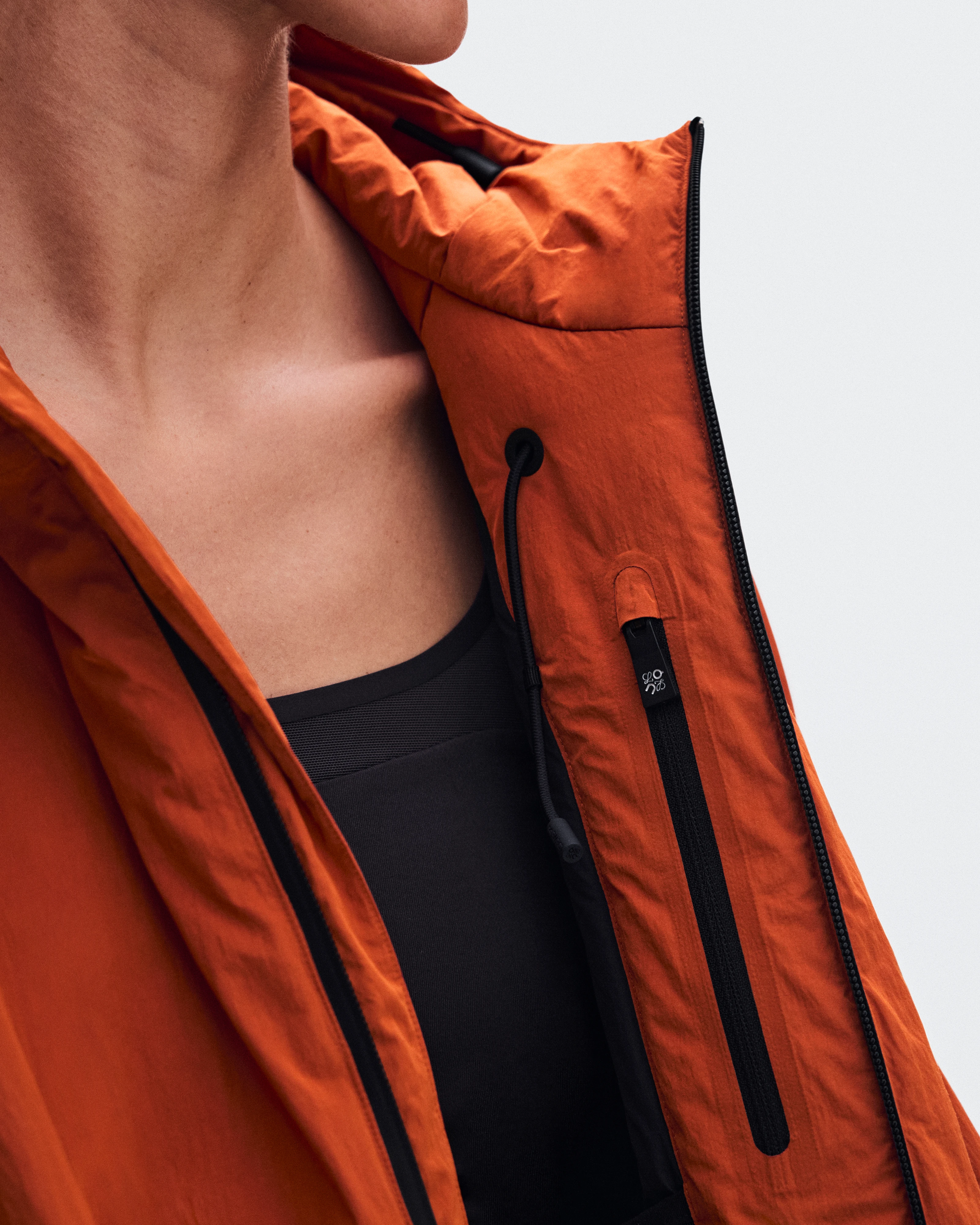 On Cropped Puffer Jacket LOEWE Dark Orange Women