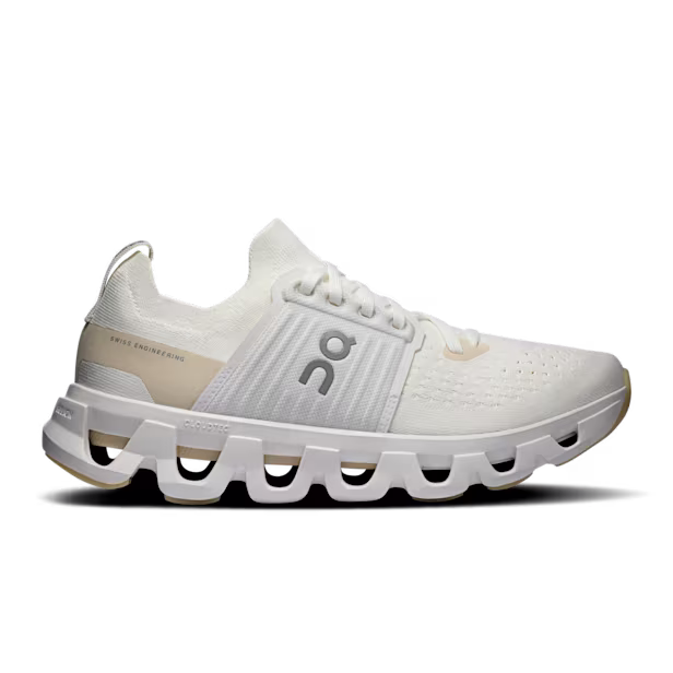 Cloudswift 4 Road Running Shoe in White/Cream