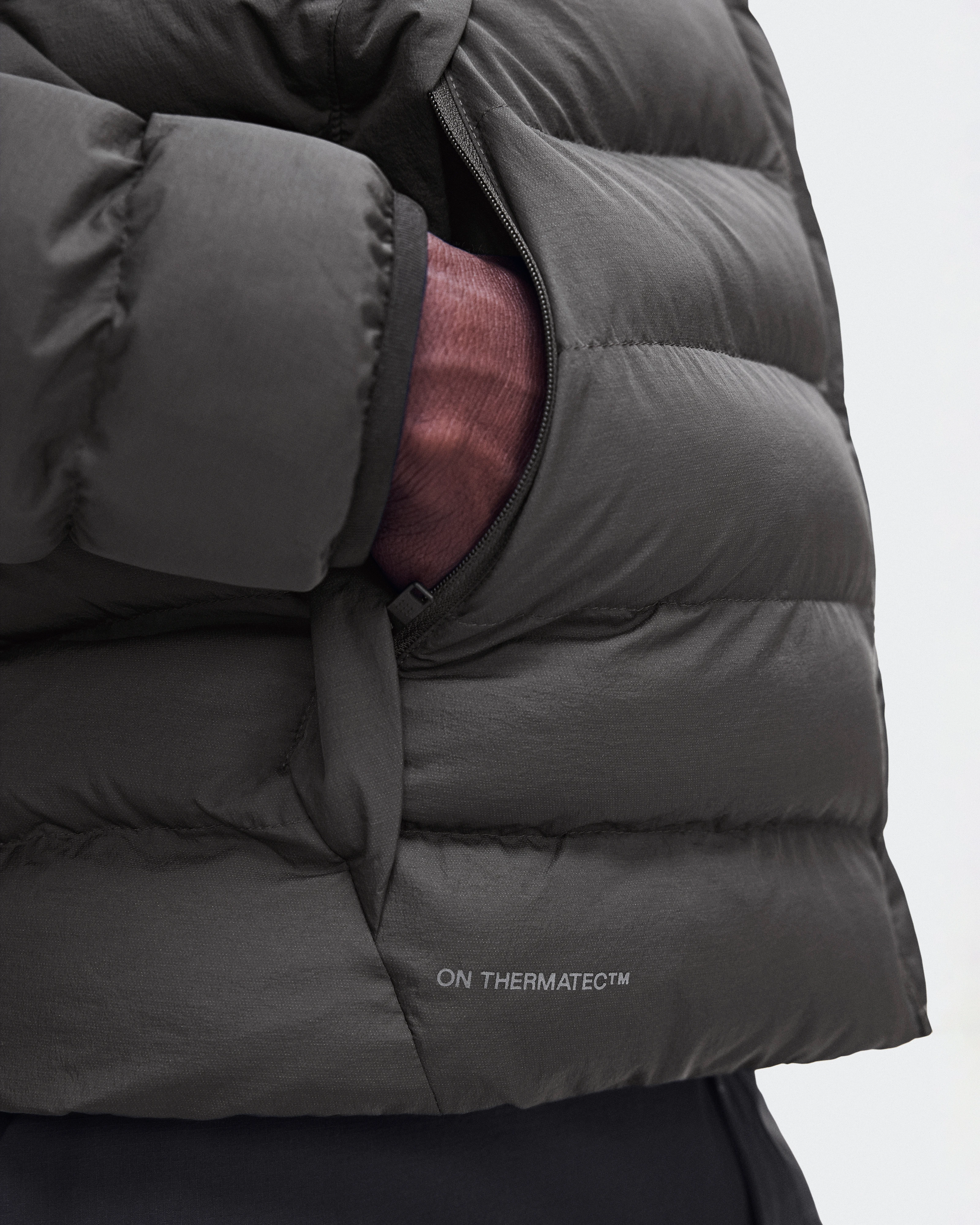 On Ascent Puffer Jacket Espresso Men Jackets
