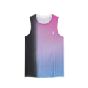 Court Tank Top in Black/Pink