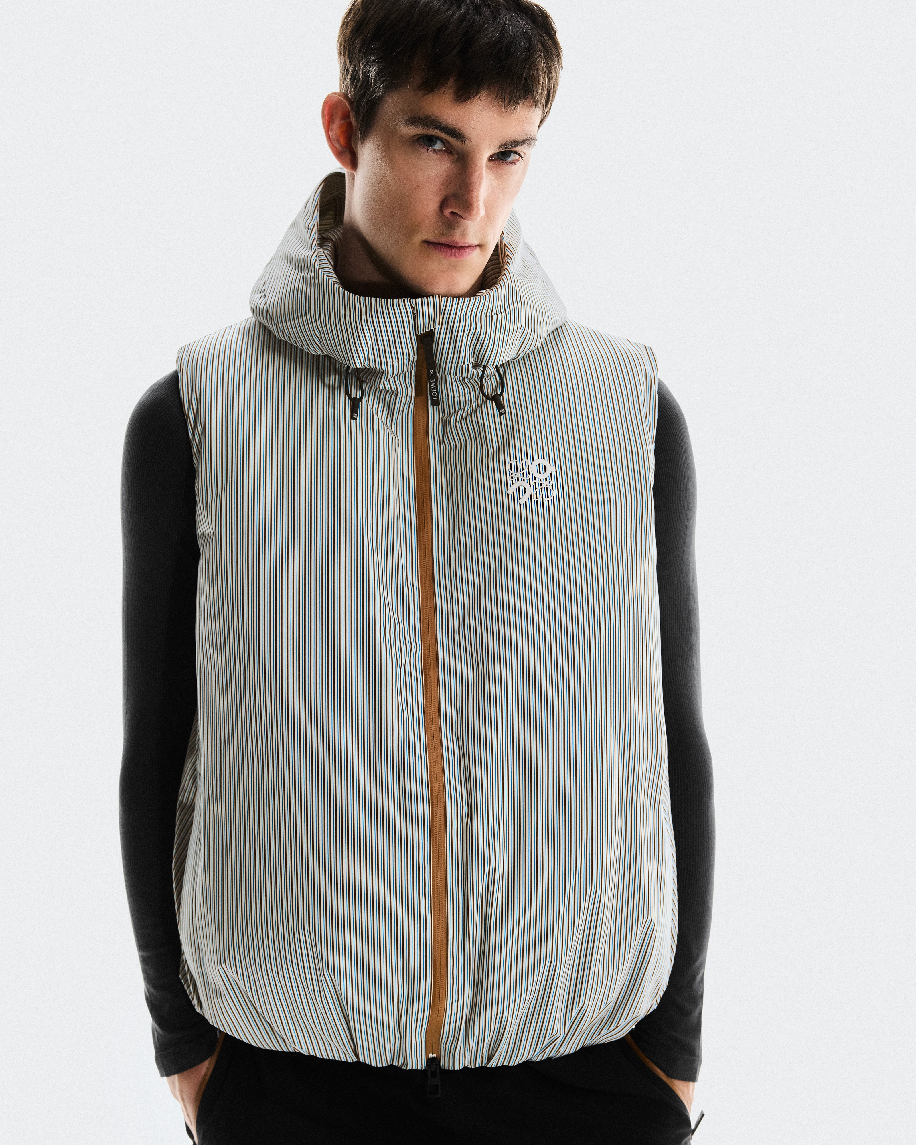 On Puffer Vest LOEWE Beige & Blue Unisex Jackets
