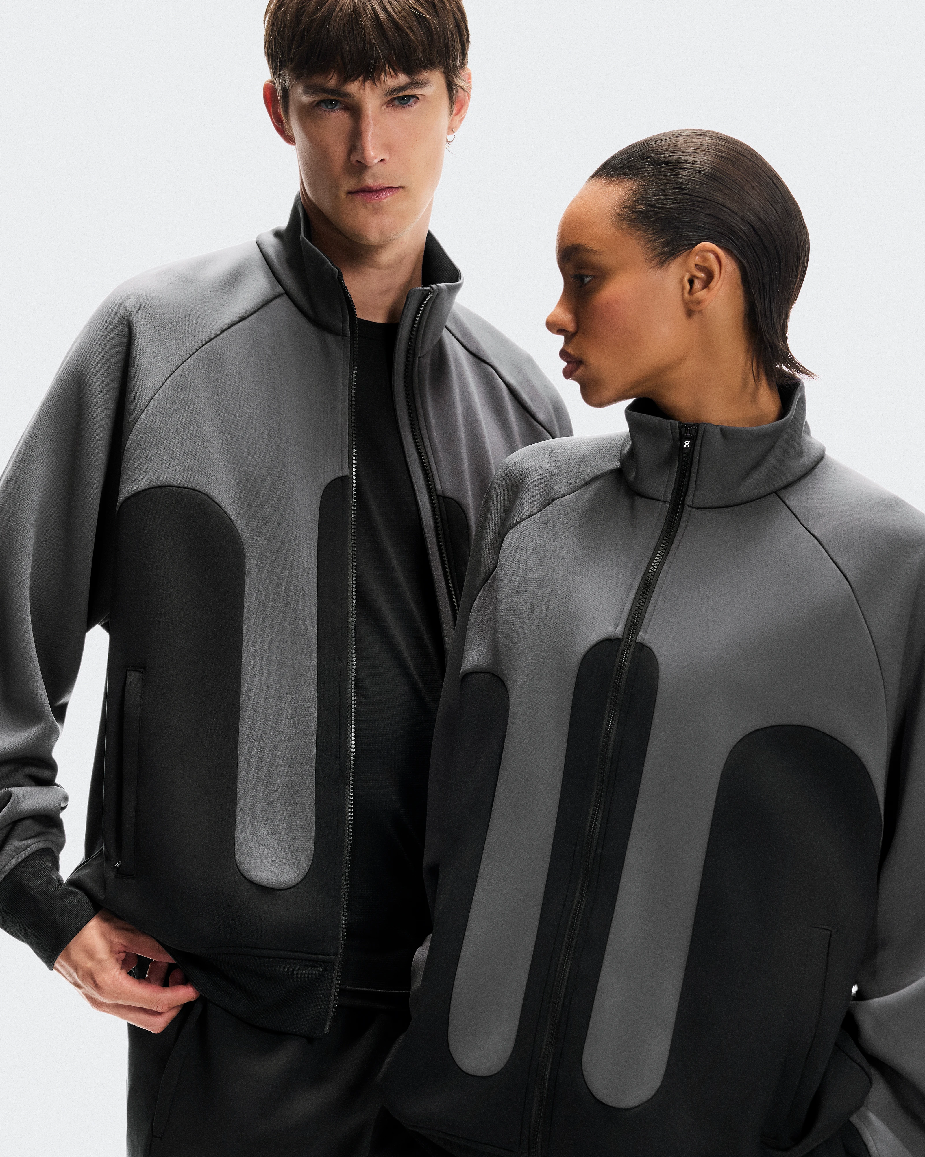 On Track Jacket IKON Black & Eclipse Unisex Jackets