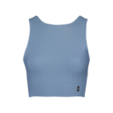 Core 2-in-1 Crop Shirt in Chambray