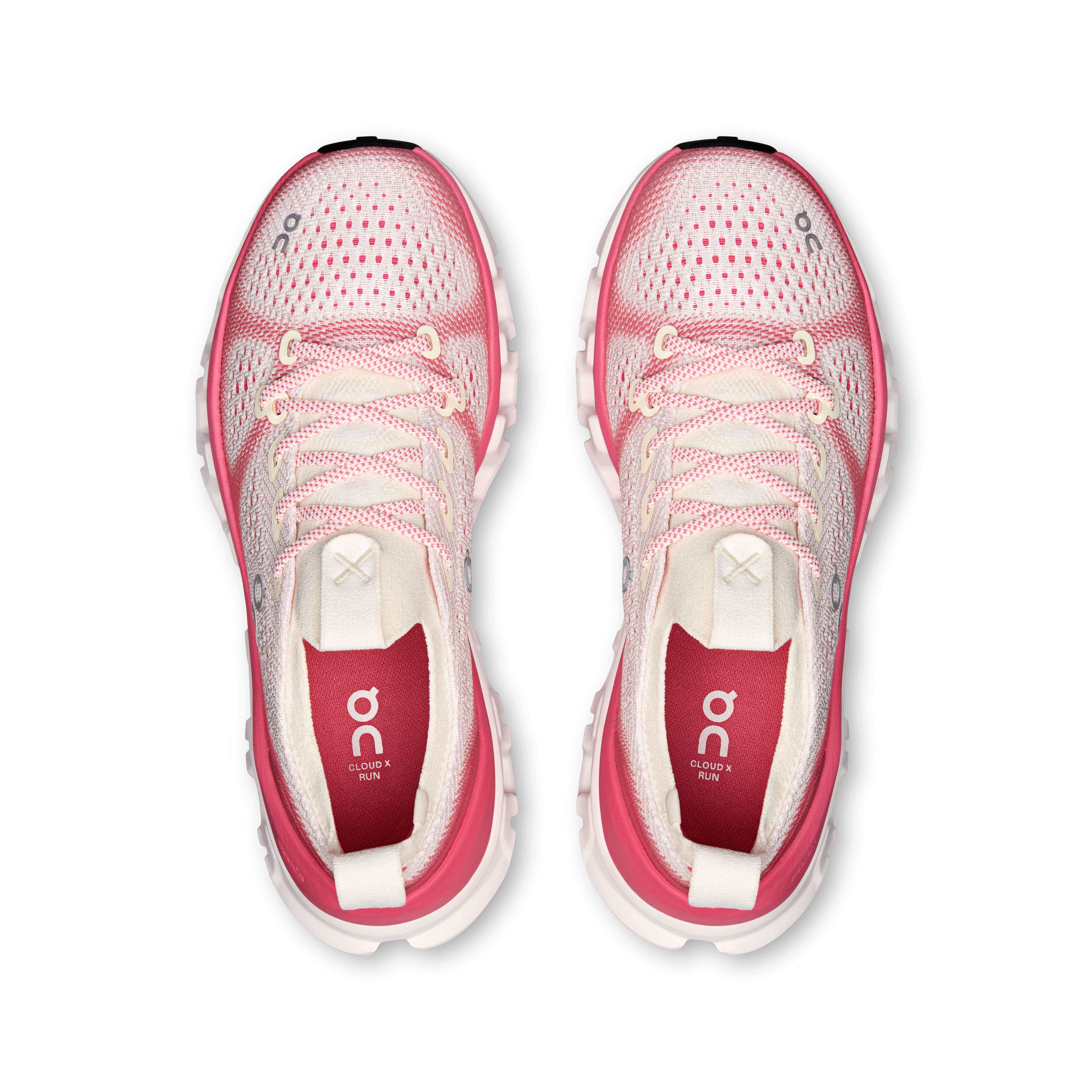 On Cloud X Tempo Ivory & Camellia Women Active life Shoes