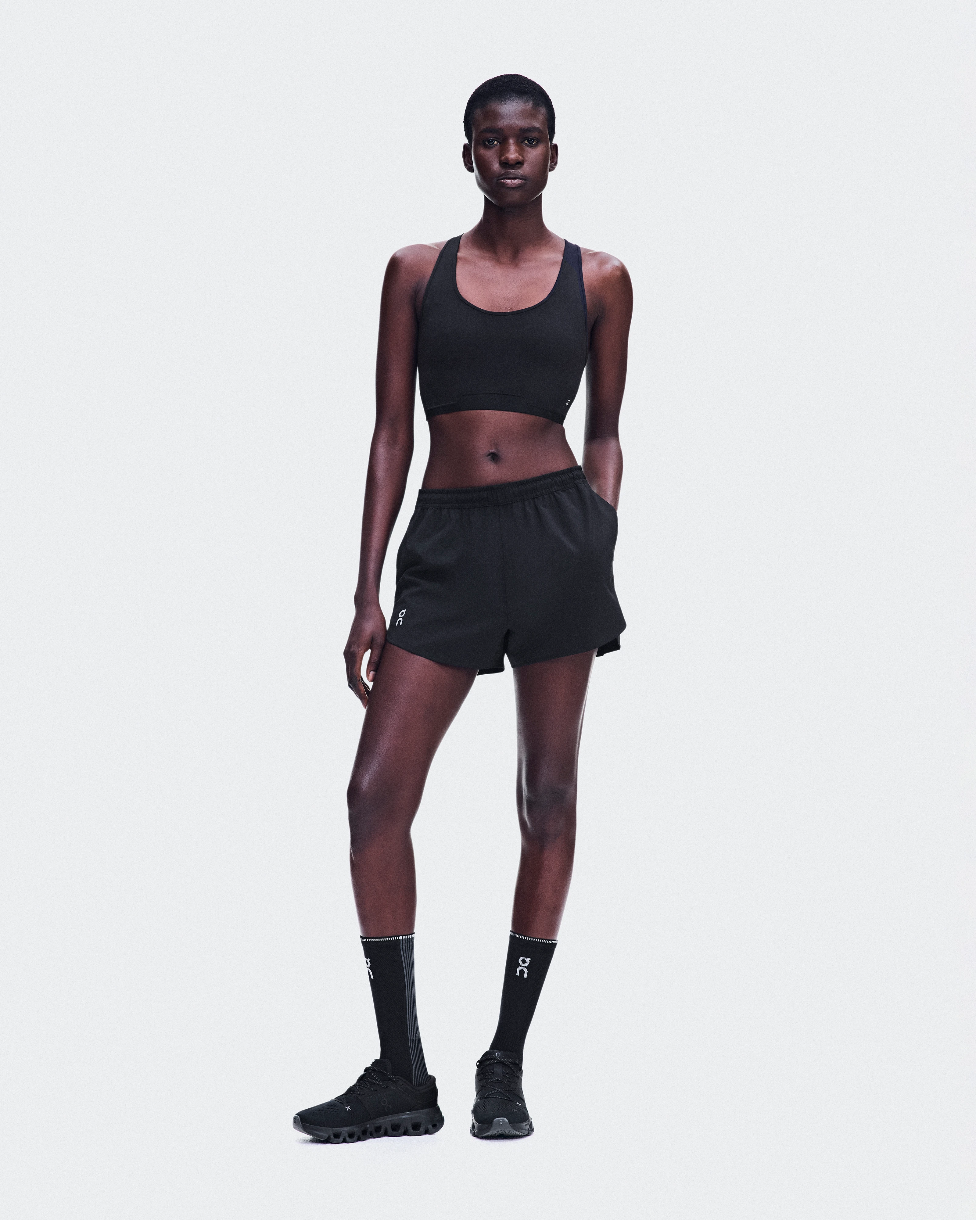 On Train Shorts 3" Black Women Shorts