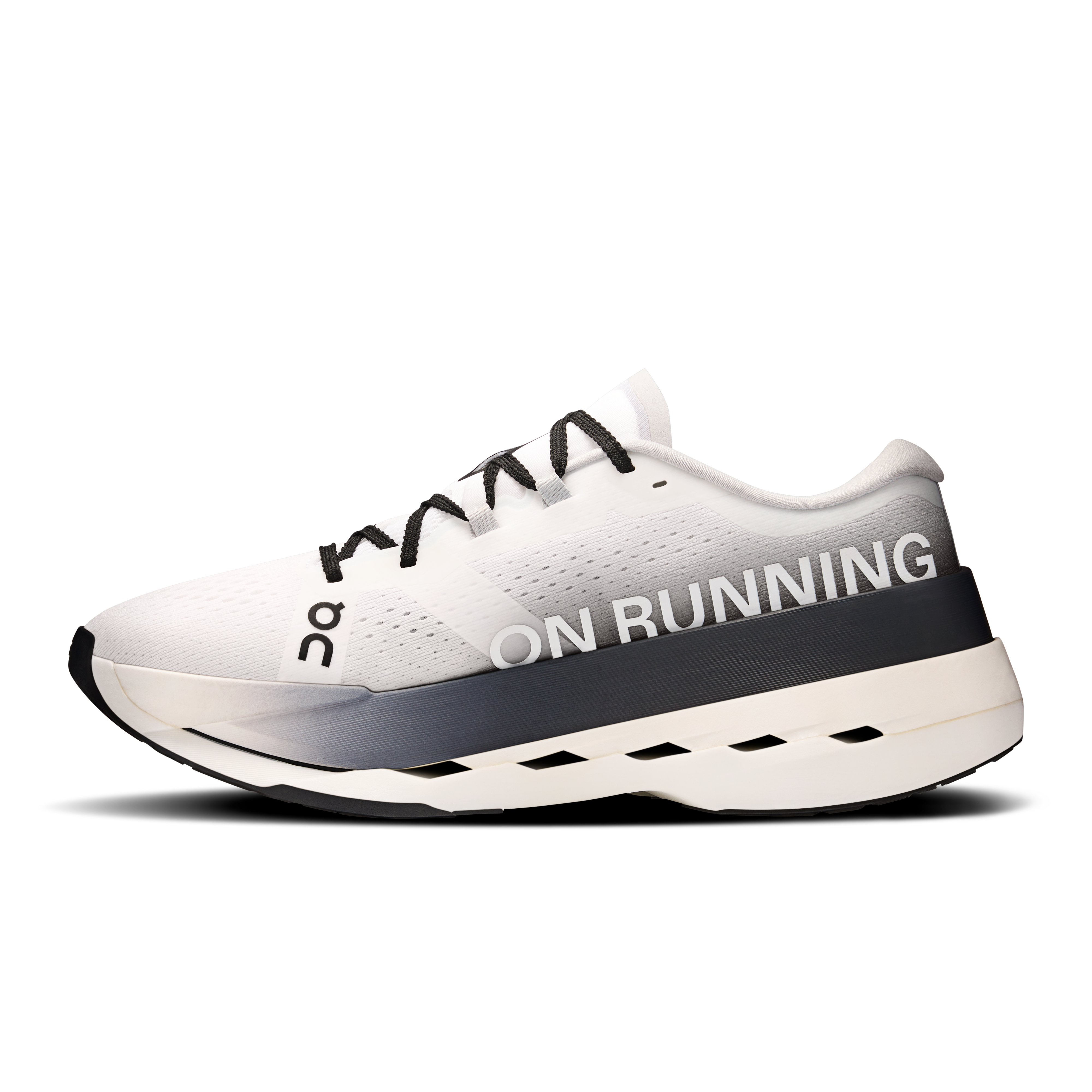 On Cloudboom Max White & Black Men Road running Shoes