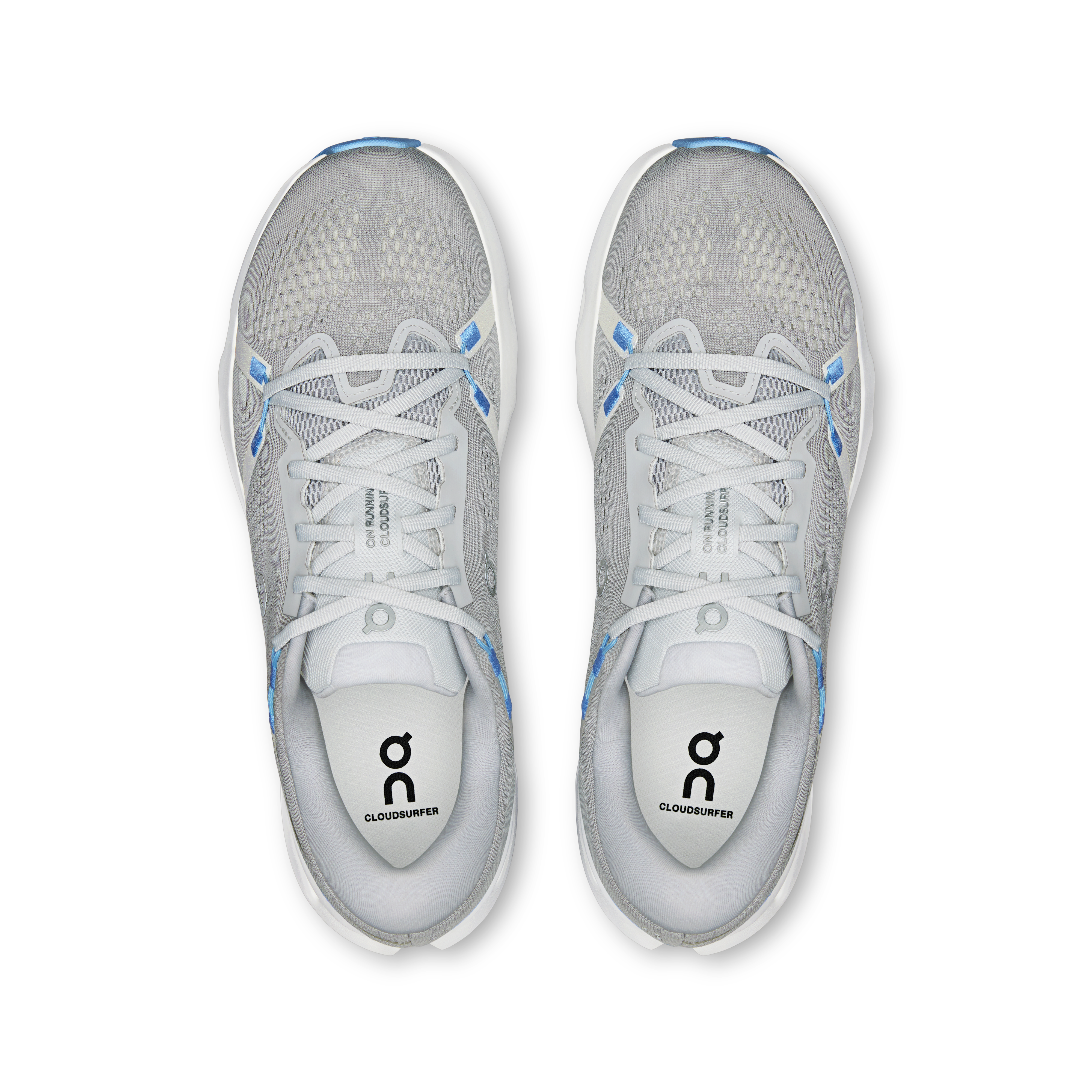 On Cloudsurfer 2 Glacier & Gourami Herren Strassenlauf Schuhe