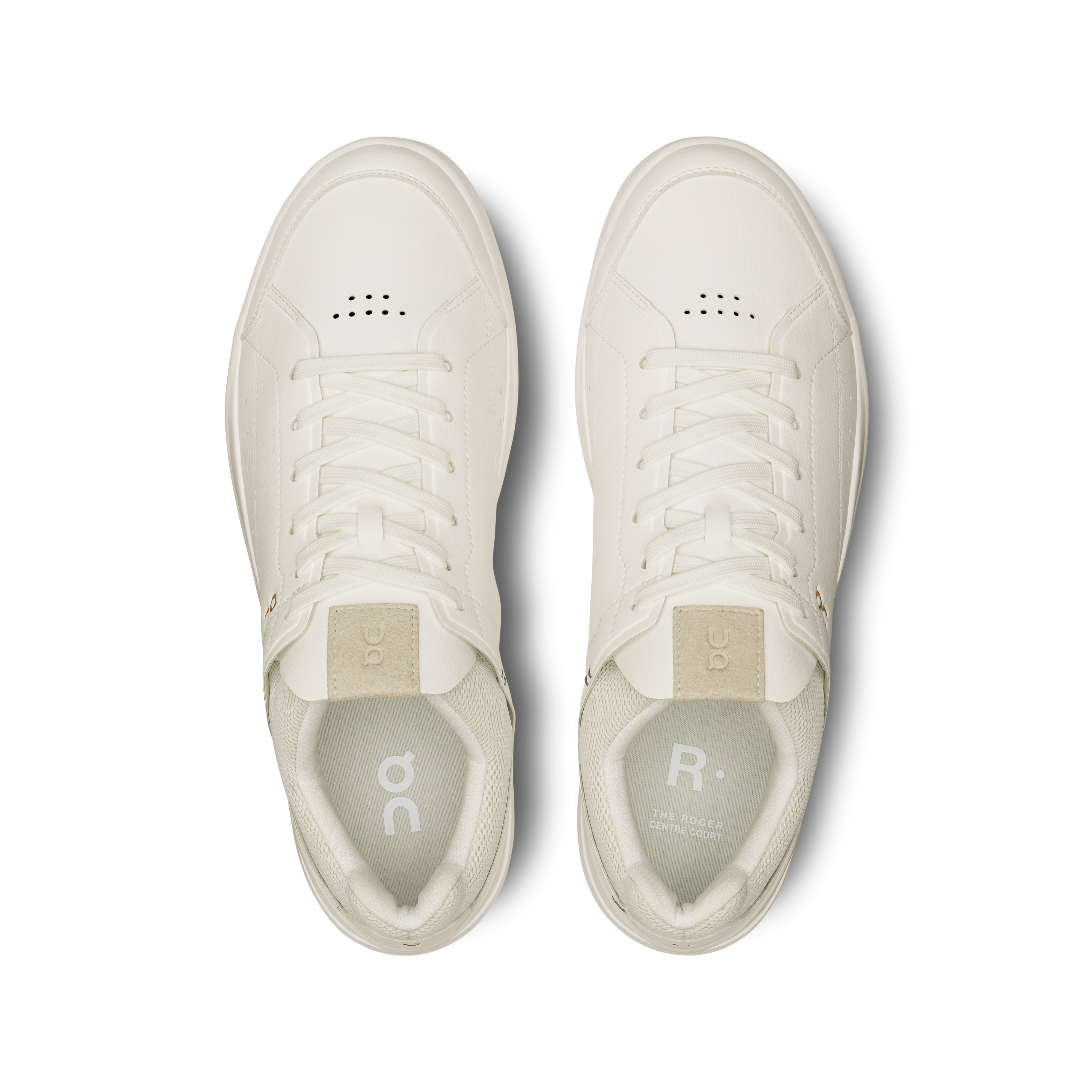 On THE ROGER Centre Court White & Gum Hombre Vida activa Calzado
