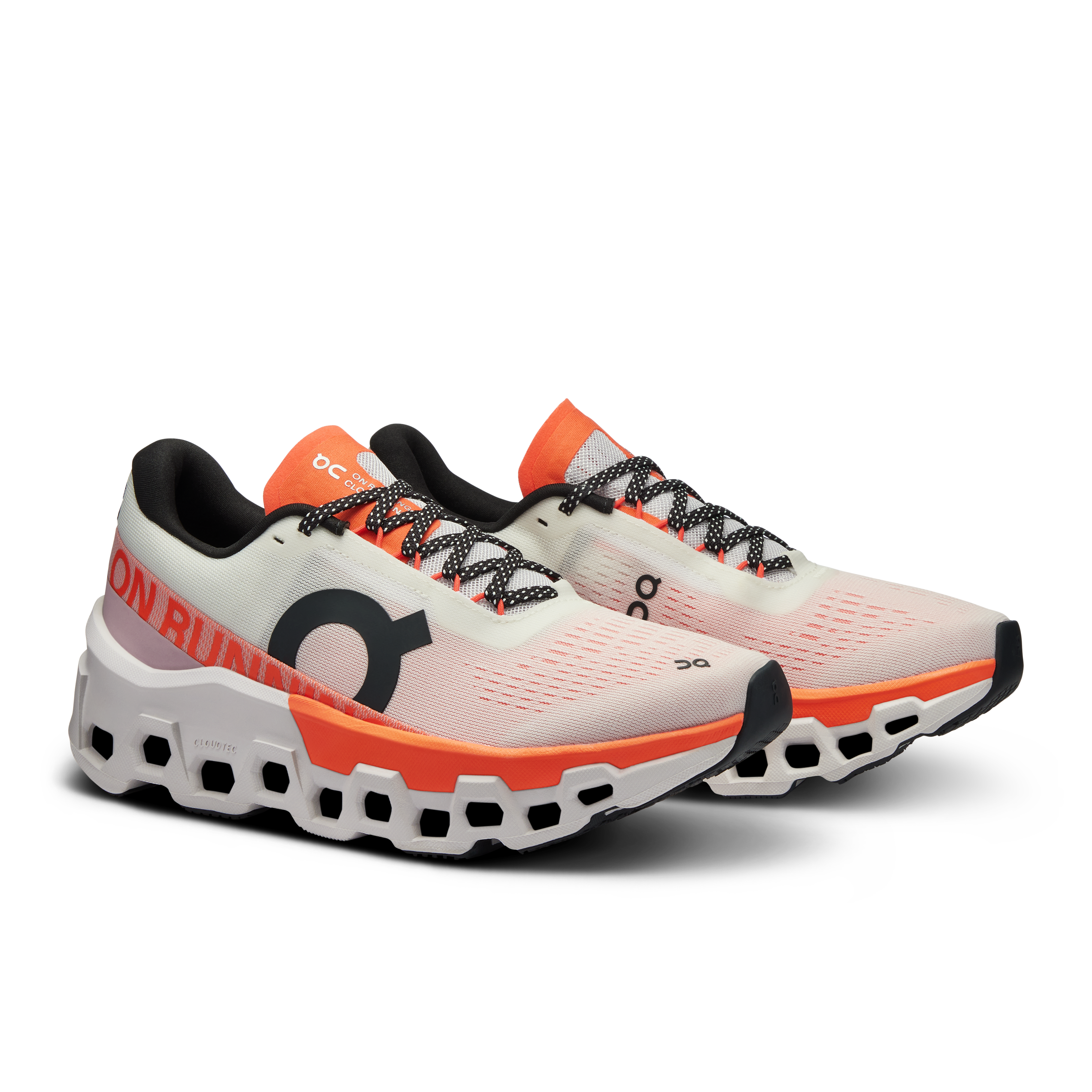 On Cloudmonster 2 Undyed & Flame Women Road running Shoes