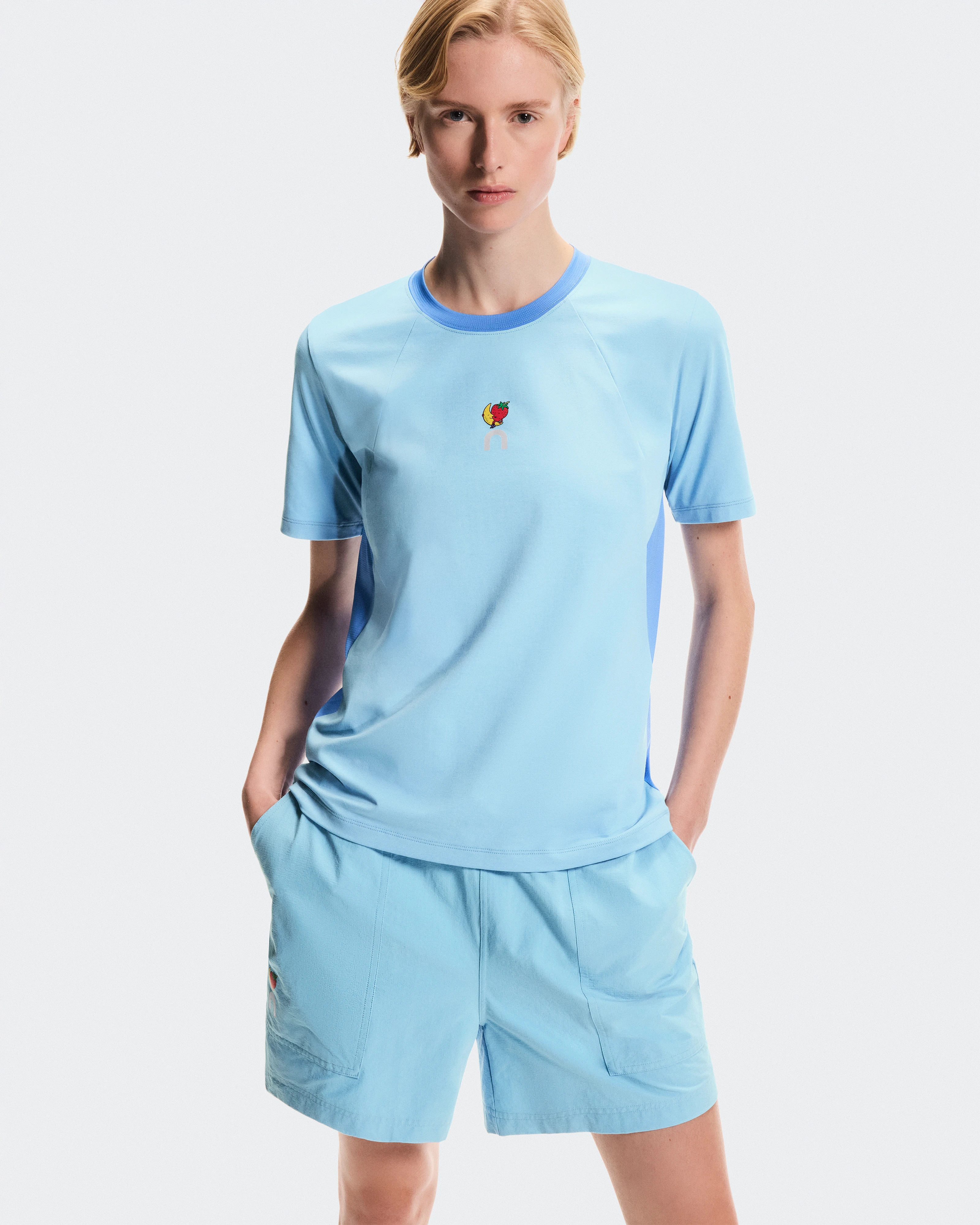 On Trek-T SHF Gourami & Ultramarine Women Tops and t-shirts