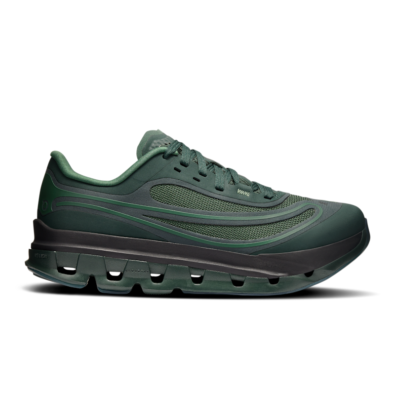 On Women's Cloudflow 5 AD Lifestyle Shoe in Obsidian/Evergreen, Size: 39, Recycled Polyester ️