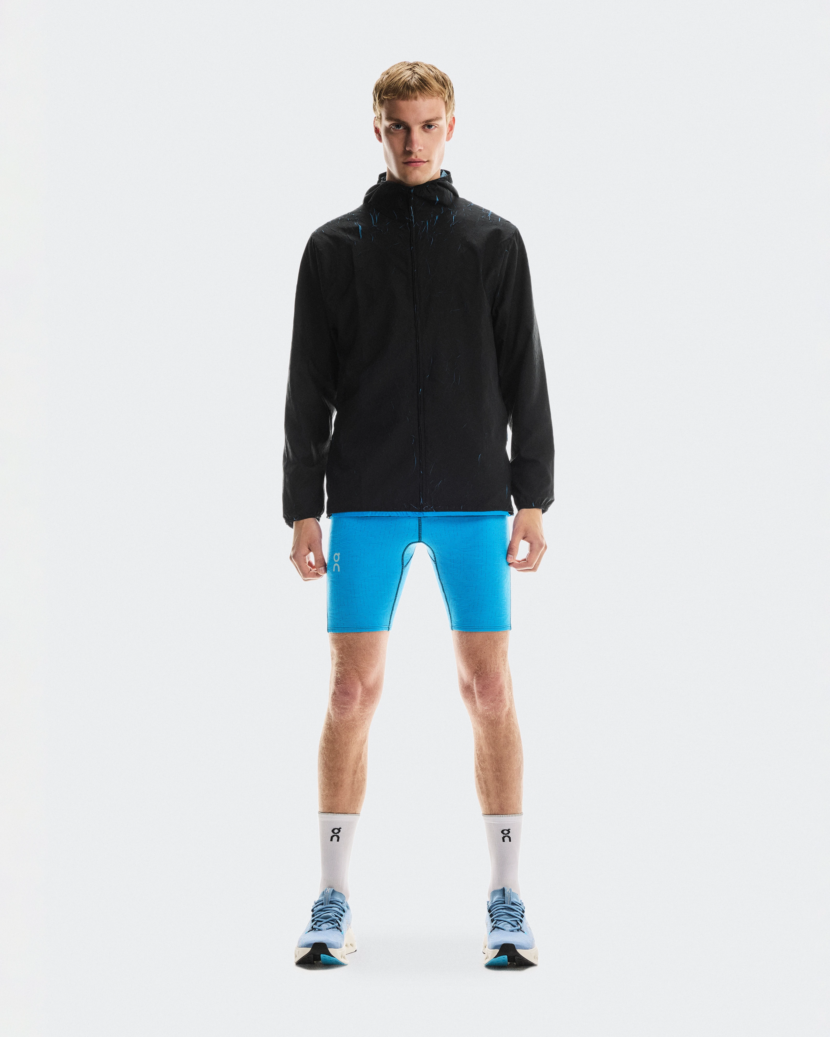 On Pace Run Jacket Malibu & Black Men Jackets