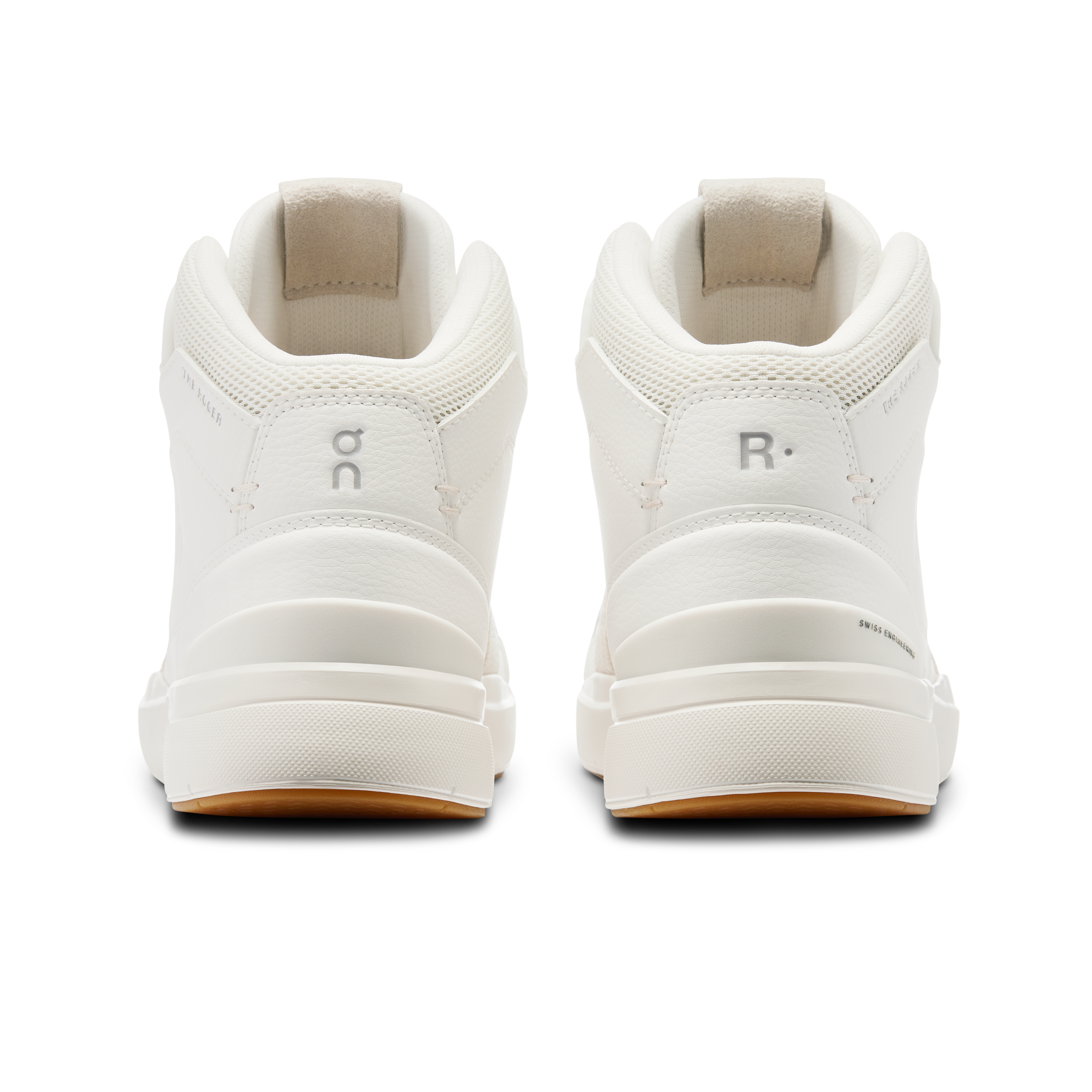 On THE ROGER Clubhouse Mid White & Sand Mujer Vida activa Calzado