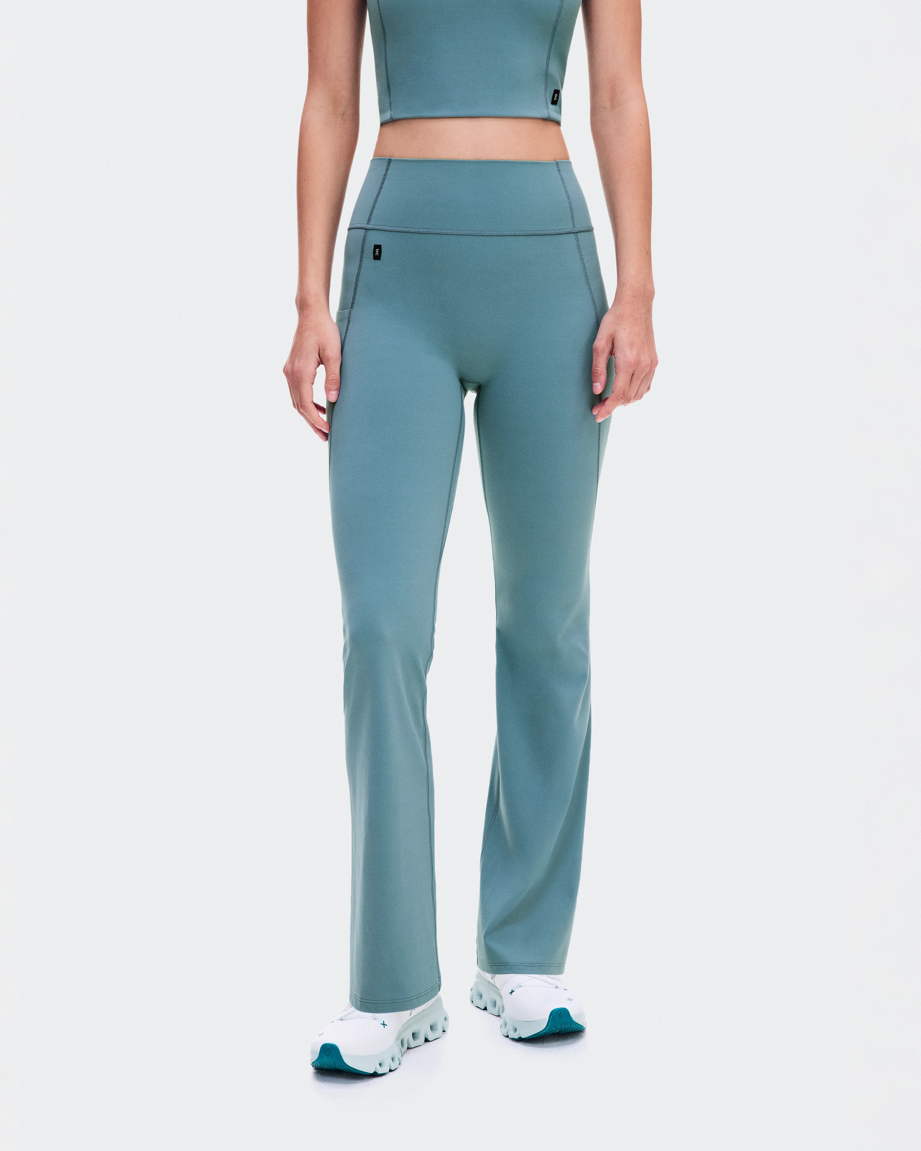 On Studio Flared Pants 30" Agave Women Pants