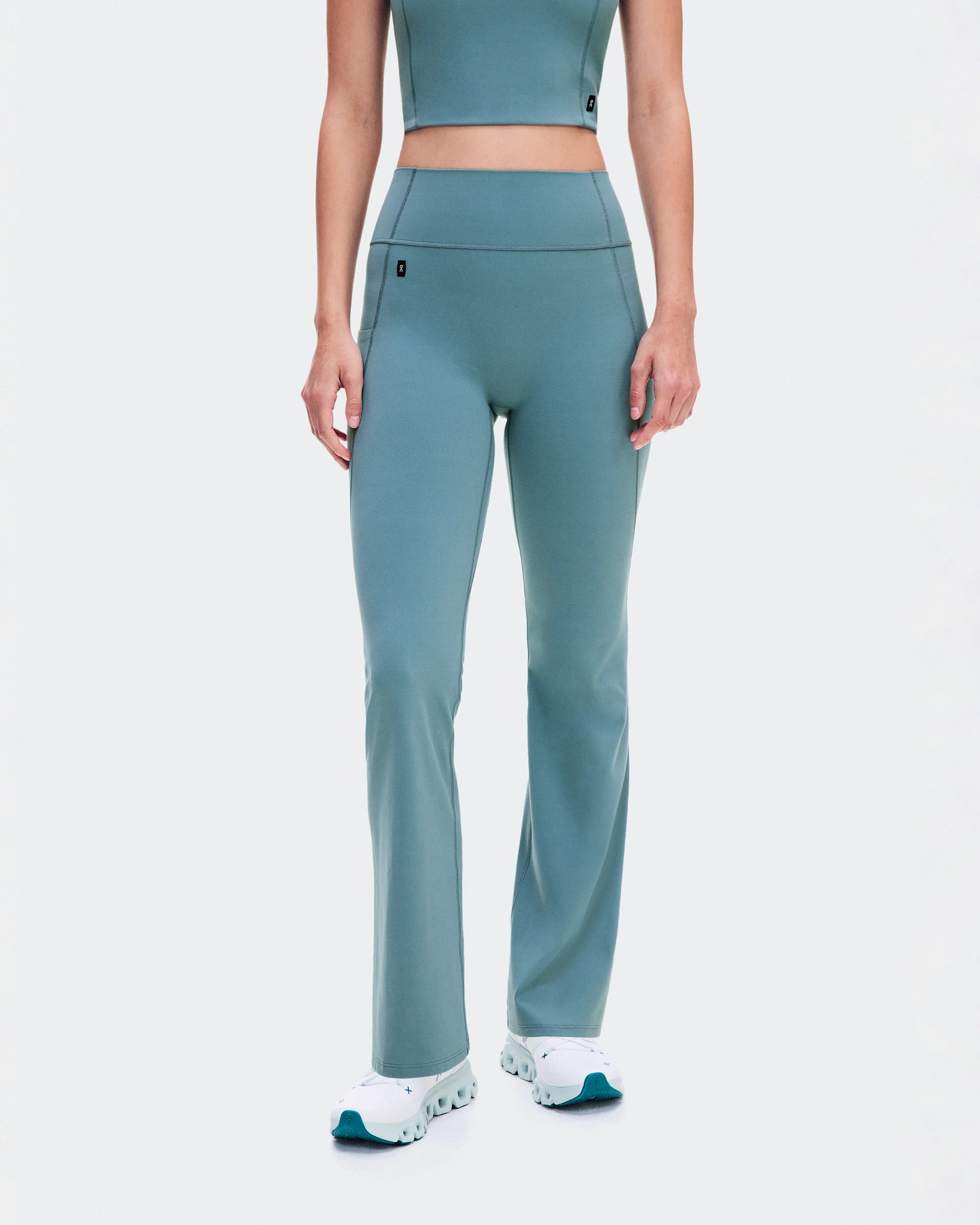 Women's Studio Flared Pants 30" Agave - thumbnail 2