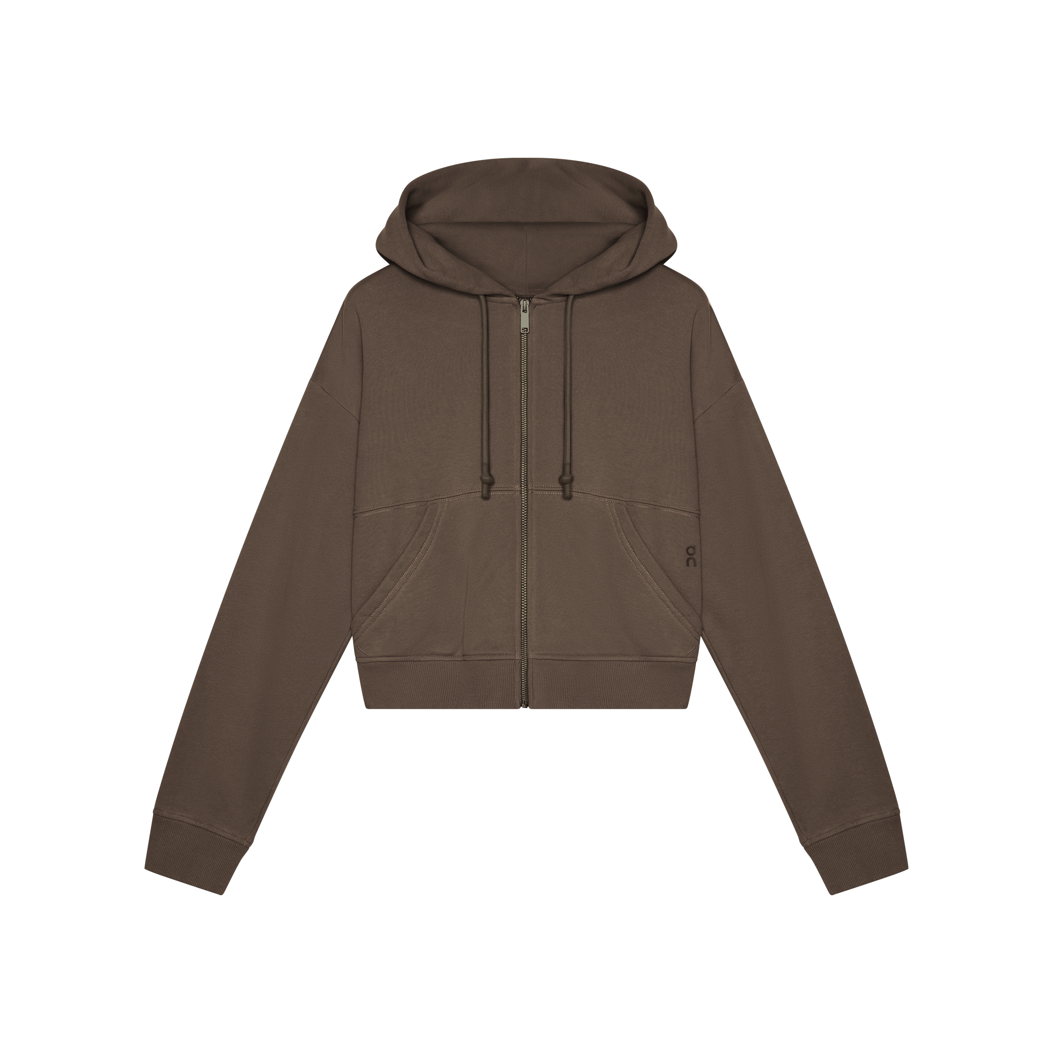 Club Collective Full Zip Hoodie FKA in Espresso