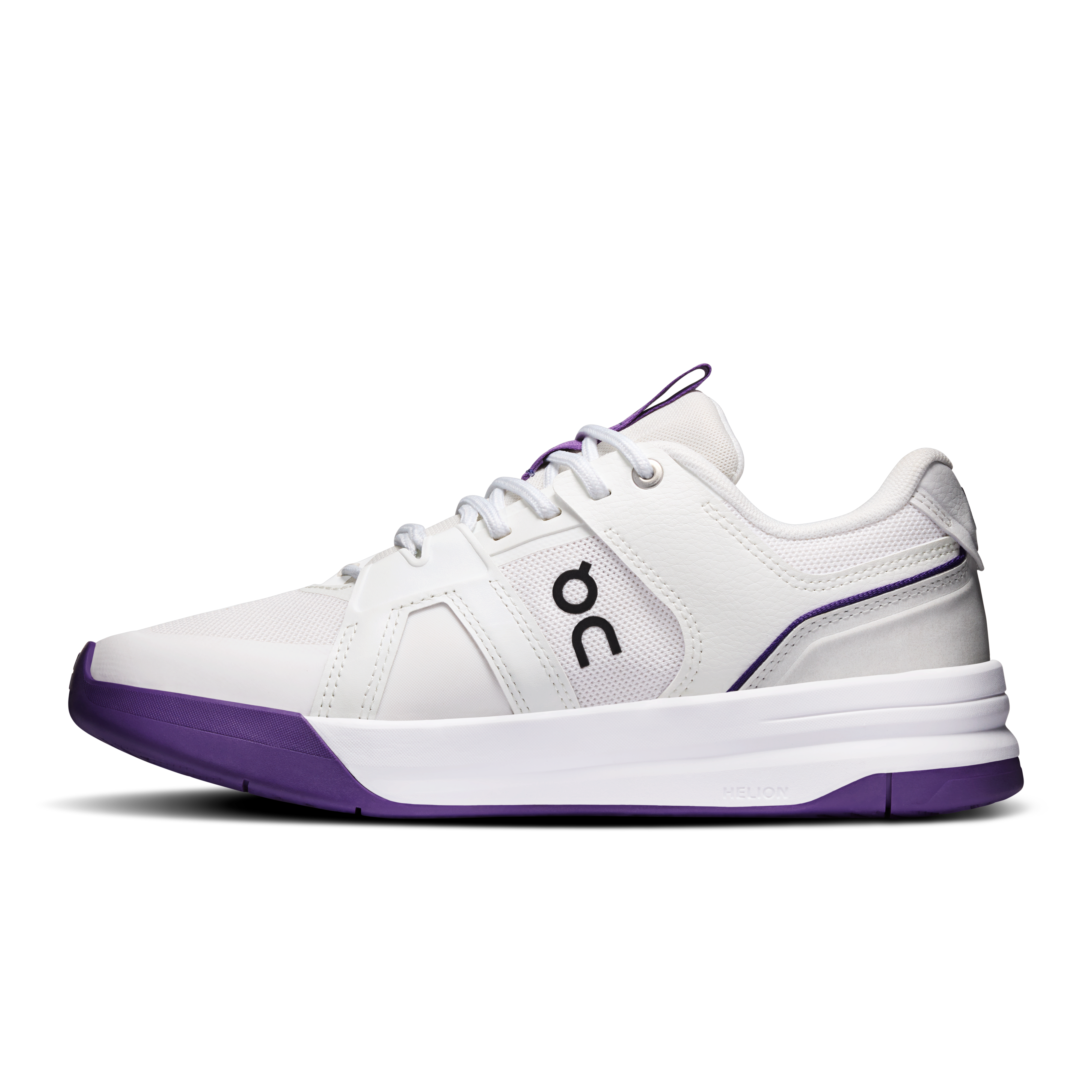 On THE ROGER Clubhouse Pro 2 White & Amethyst Women Tennis Shoes