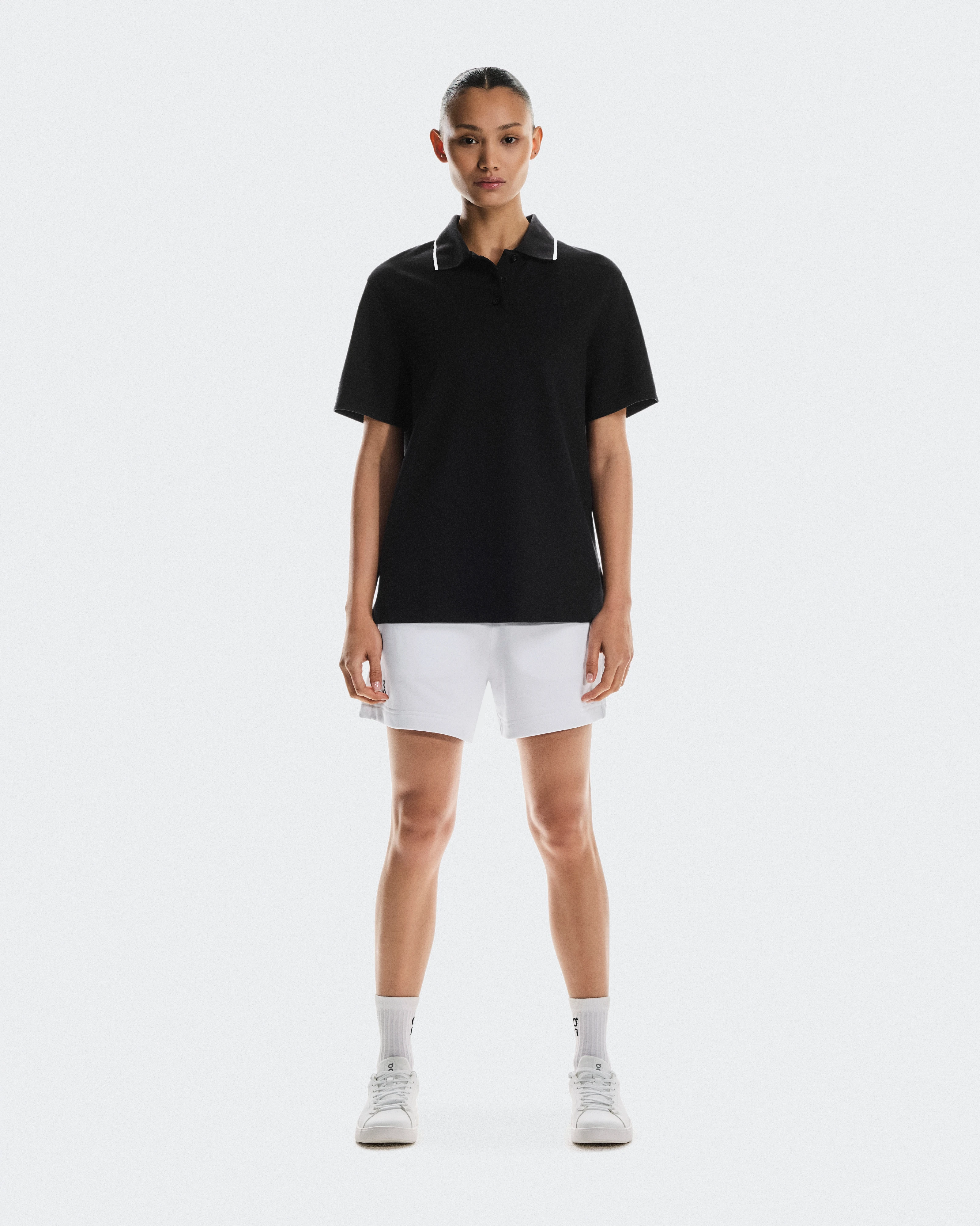 On Courtside Polo Black Women Tops and t-shirts