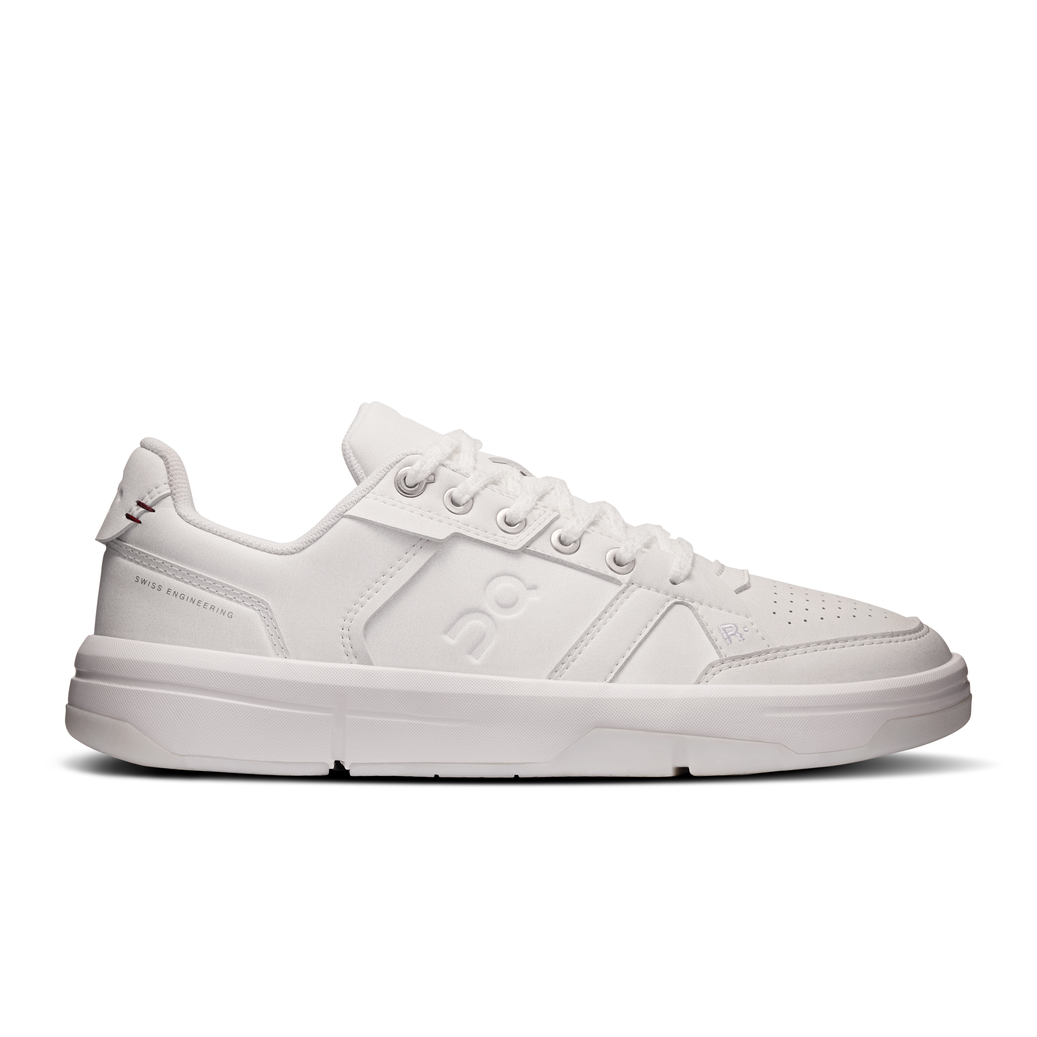 On THE ROGER Clubhouse BB White & Mars Women – All-day comfort Shoes