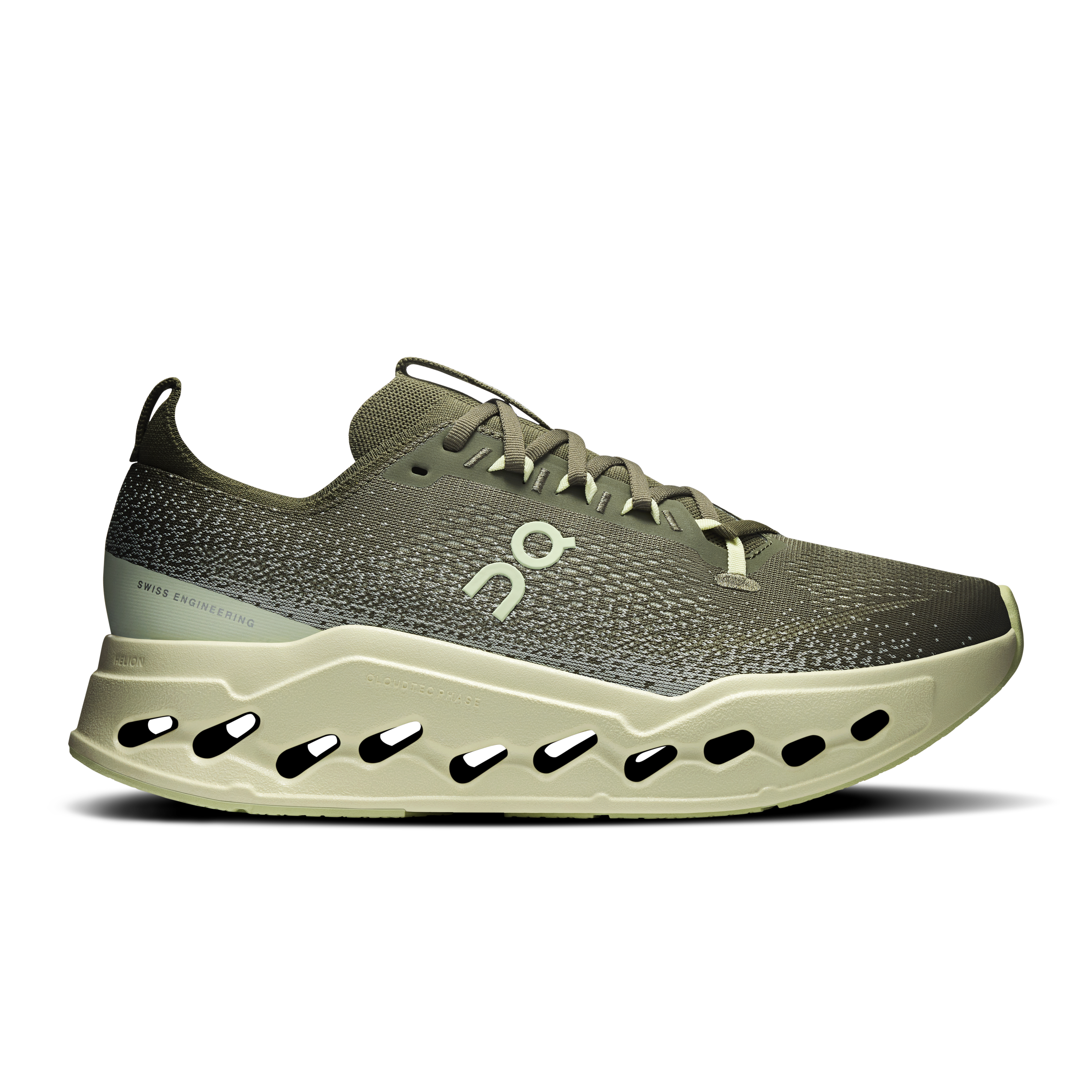 Cloudsurfer Max Road Running Shoe in Olive/Seedling