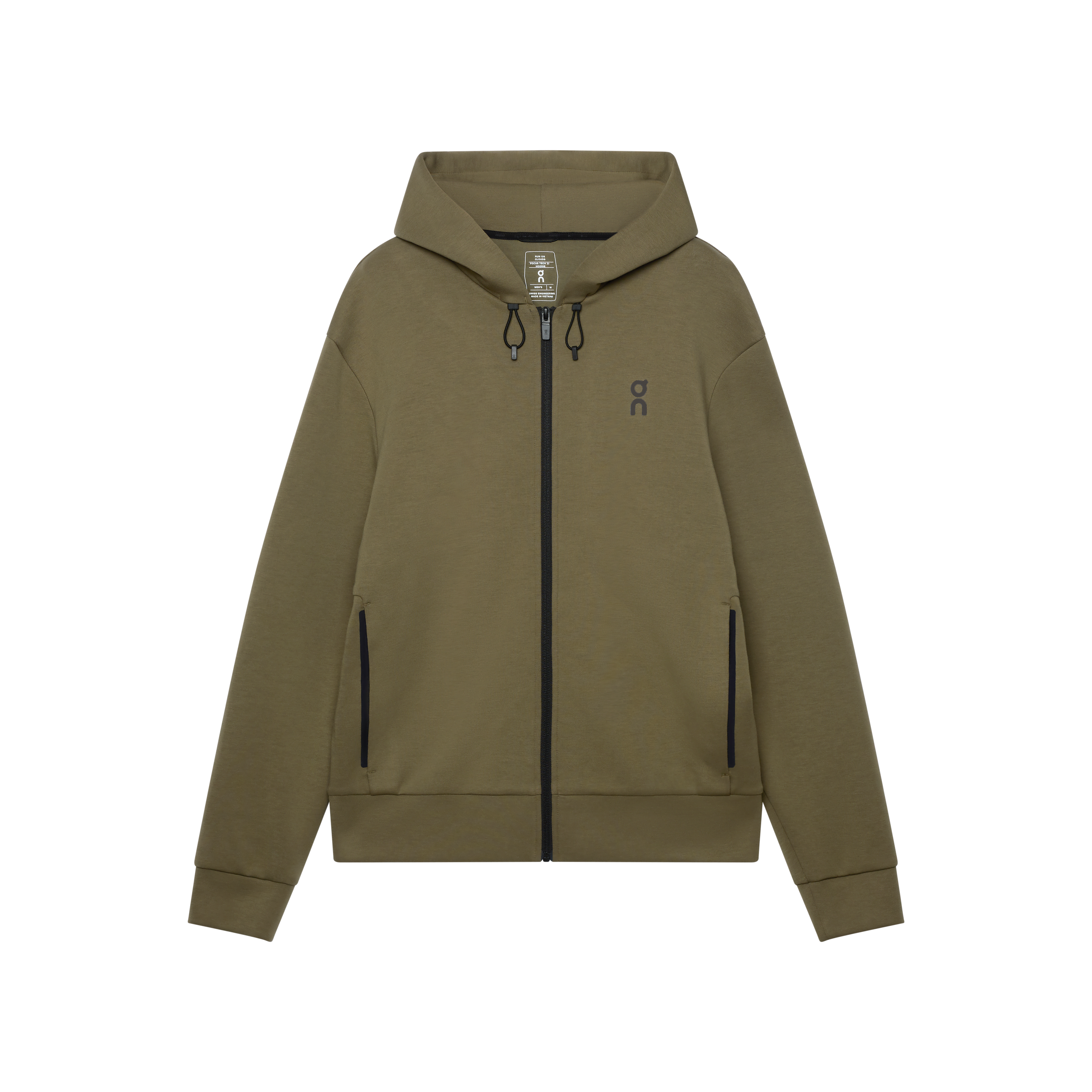 Focus Tech Zip Hoodie in Kalamata