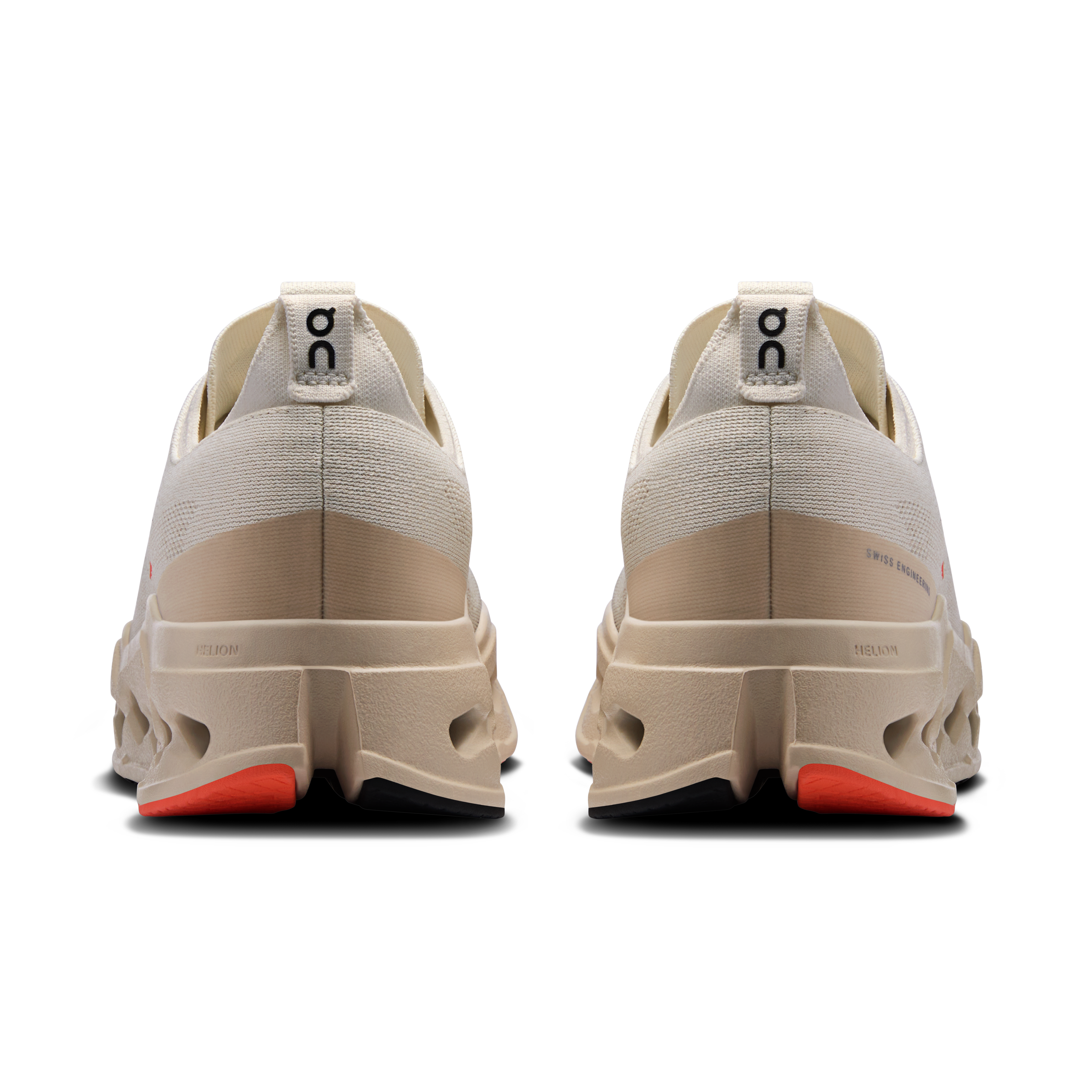 On Cloudsurfer Max Ivory & Salmon Women Road running Shoes