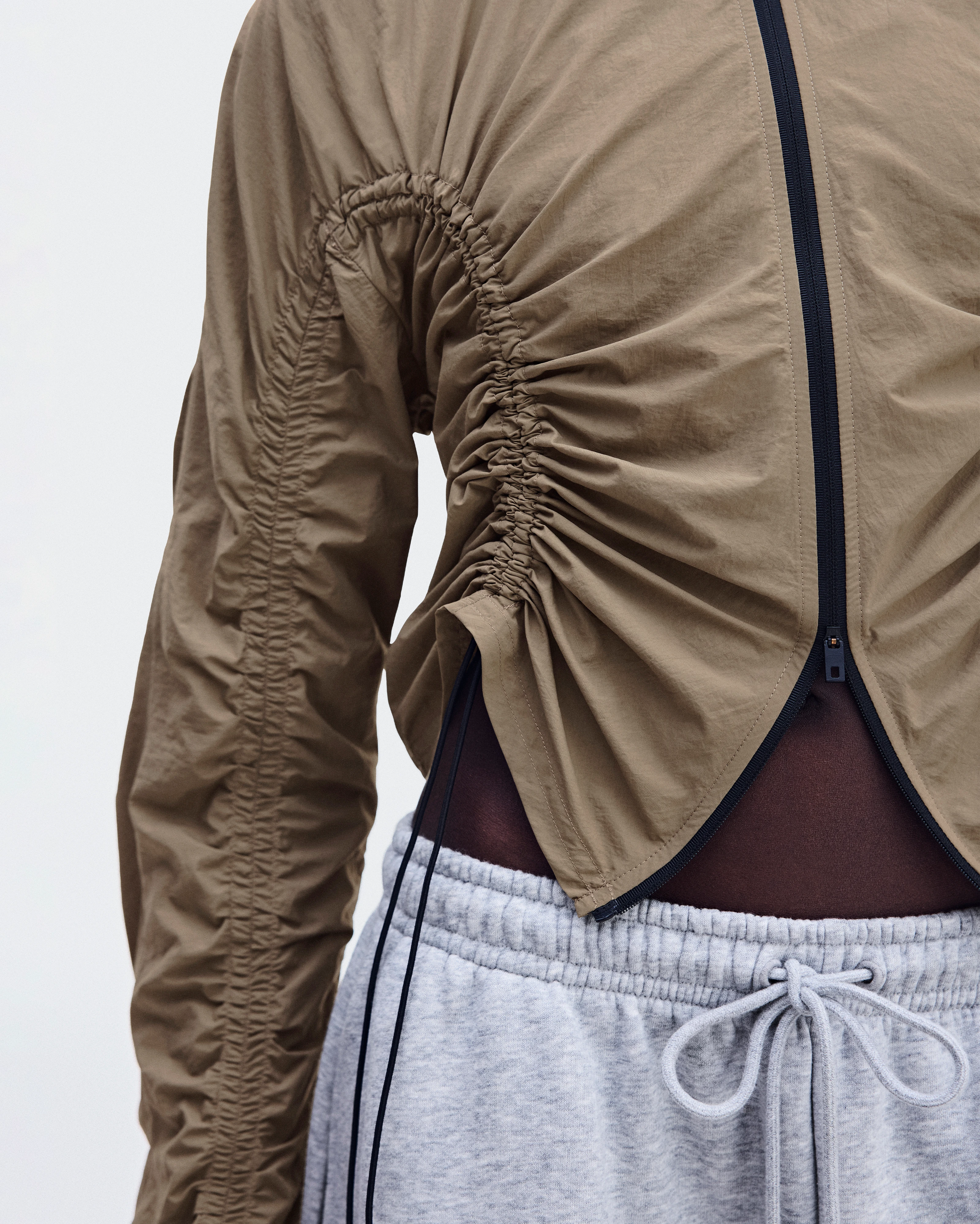 On Ruched Lightweight Jacket Lynx 여성 재킷