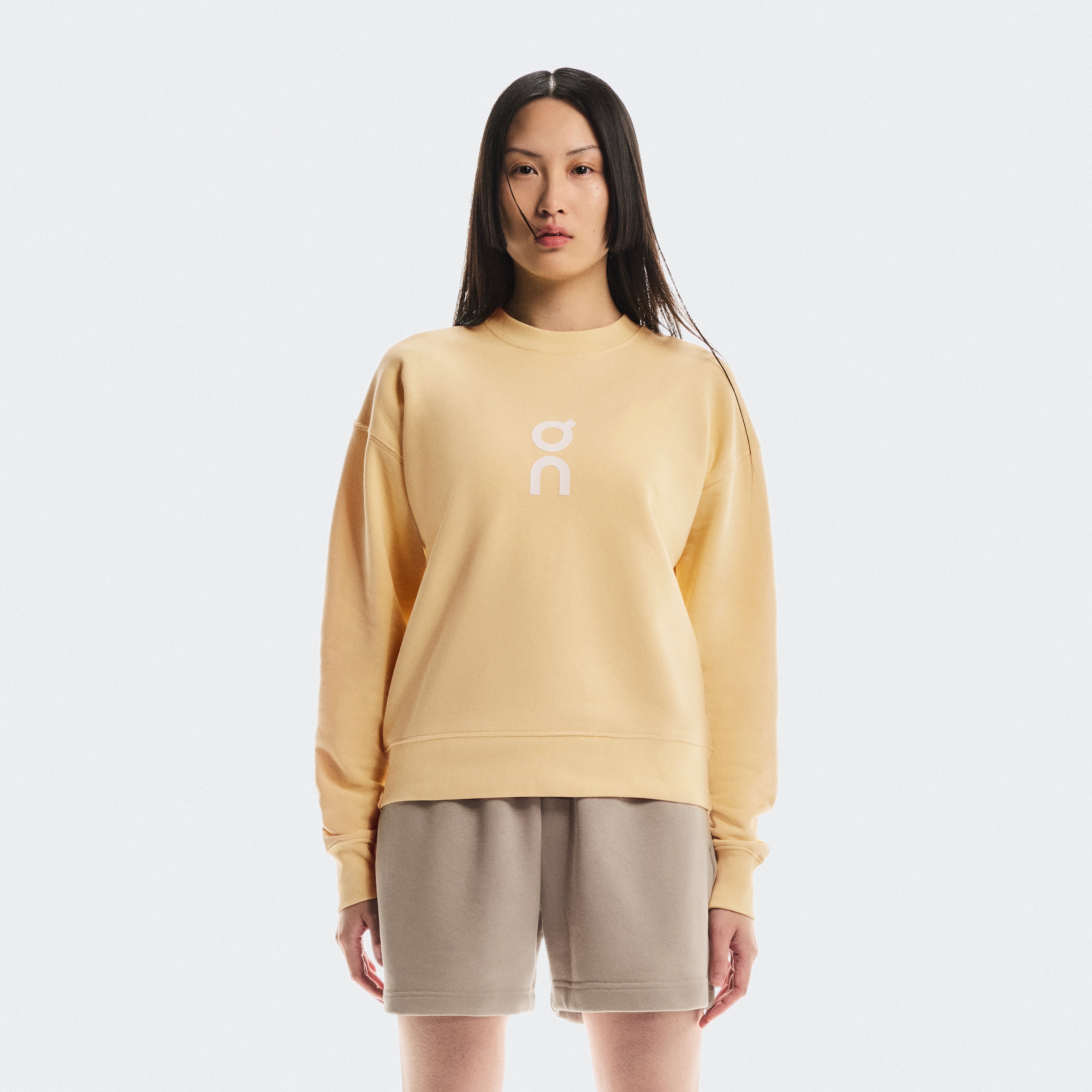 On Club Crew Yellow Women Women – Travel, recovery, all-day wear Hoodies and sweatshirts